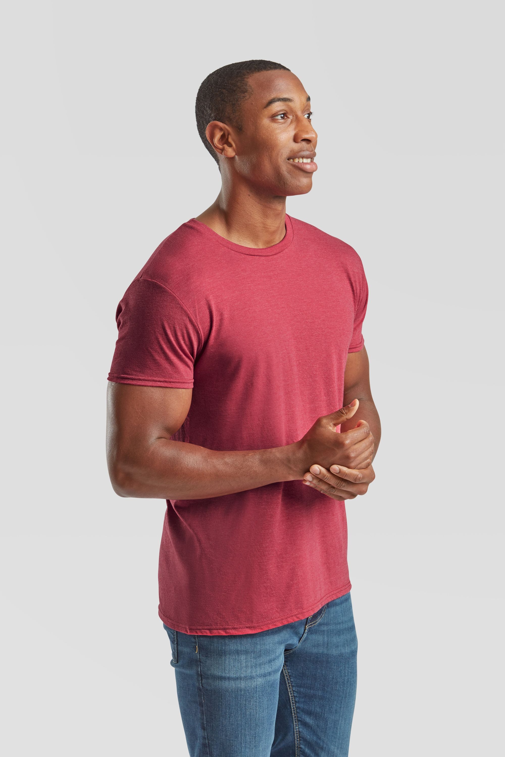 Fruit of the Loom Rundhalsshirt Iconic 150 T-Shirt – Bild 4 von 5