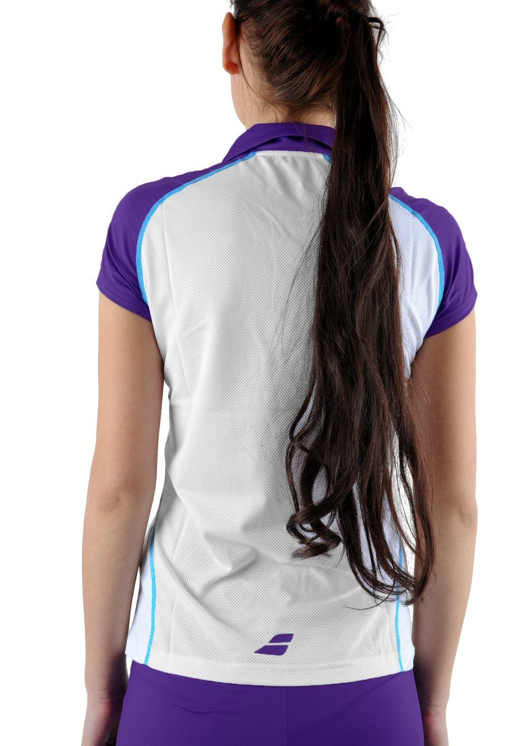 Babolat Poloshirt Match Performance #14 weiss Damen