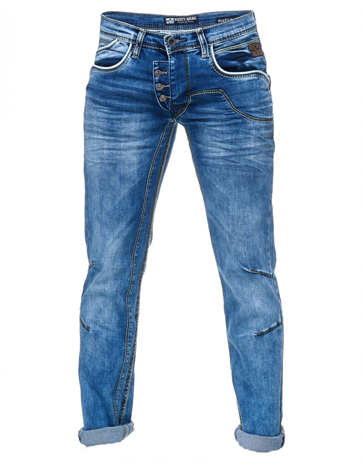 Neal Design Rusty in Straight-Jeans coolem