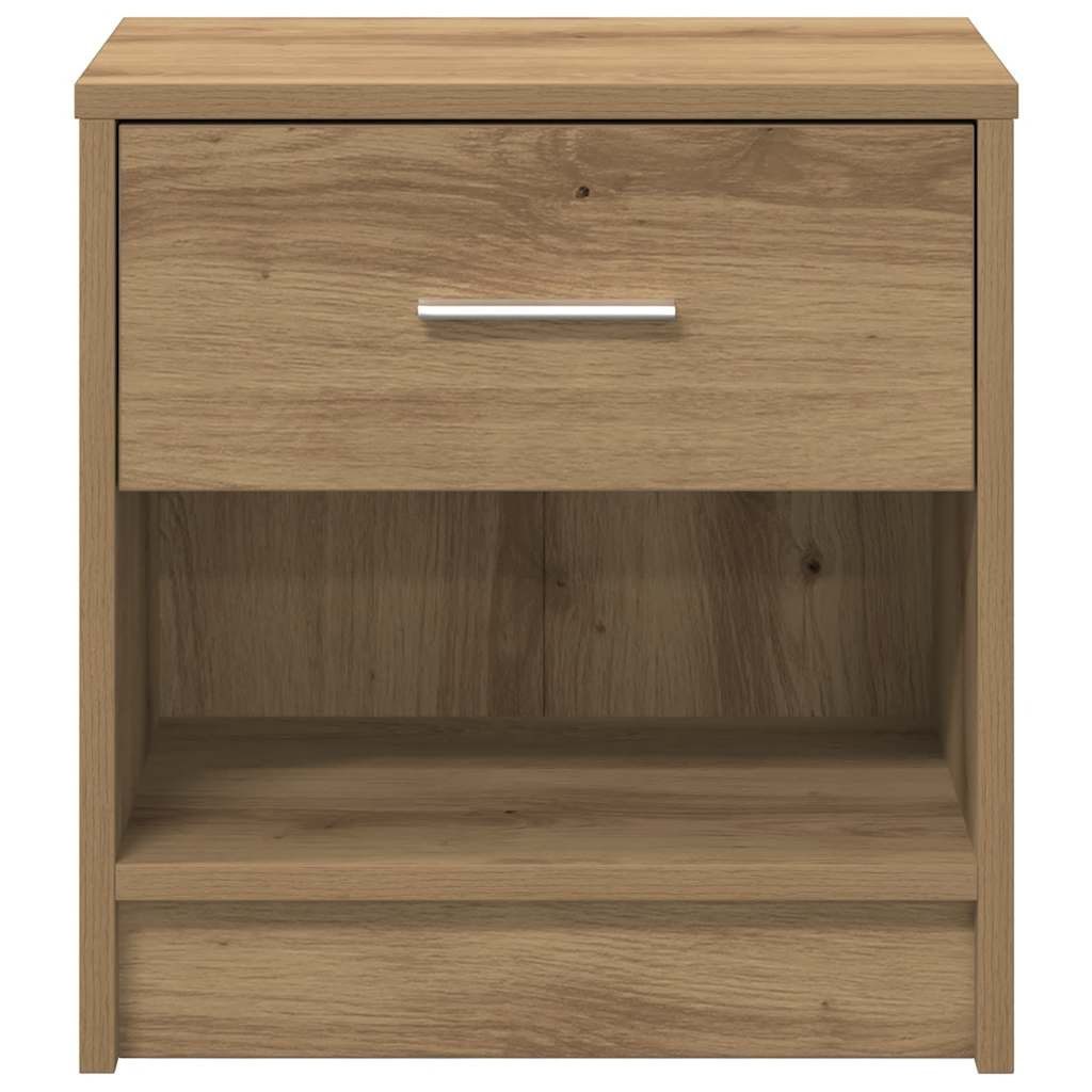 vidaXL Nachttisch Nachttisch mit Schublade Artisan-Eiche 39x28x41 cm (1-St) – Bild 4 von 5
