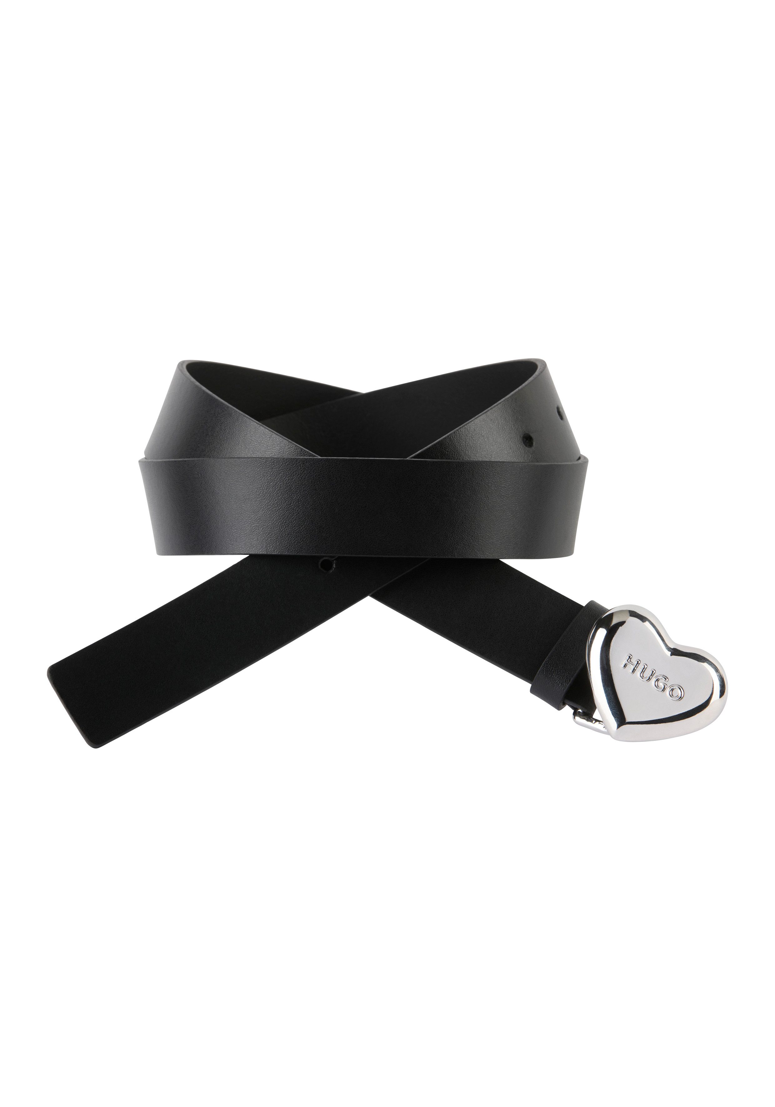 HUGO Ledergürtel Serce Sz30 Mit Markenlabel günstig online kaufen