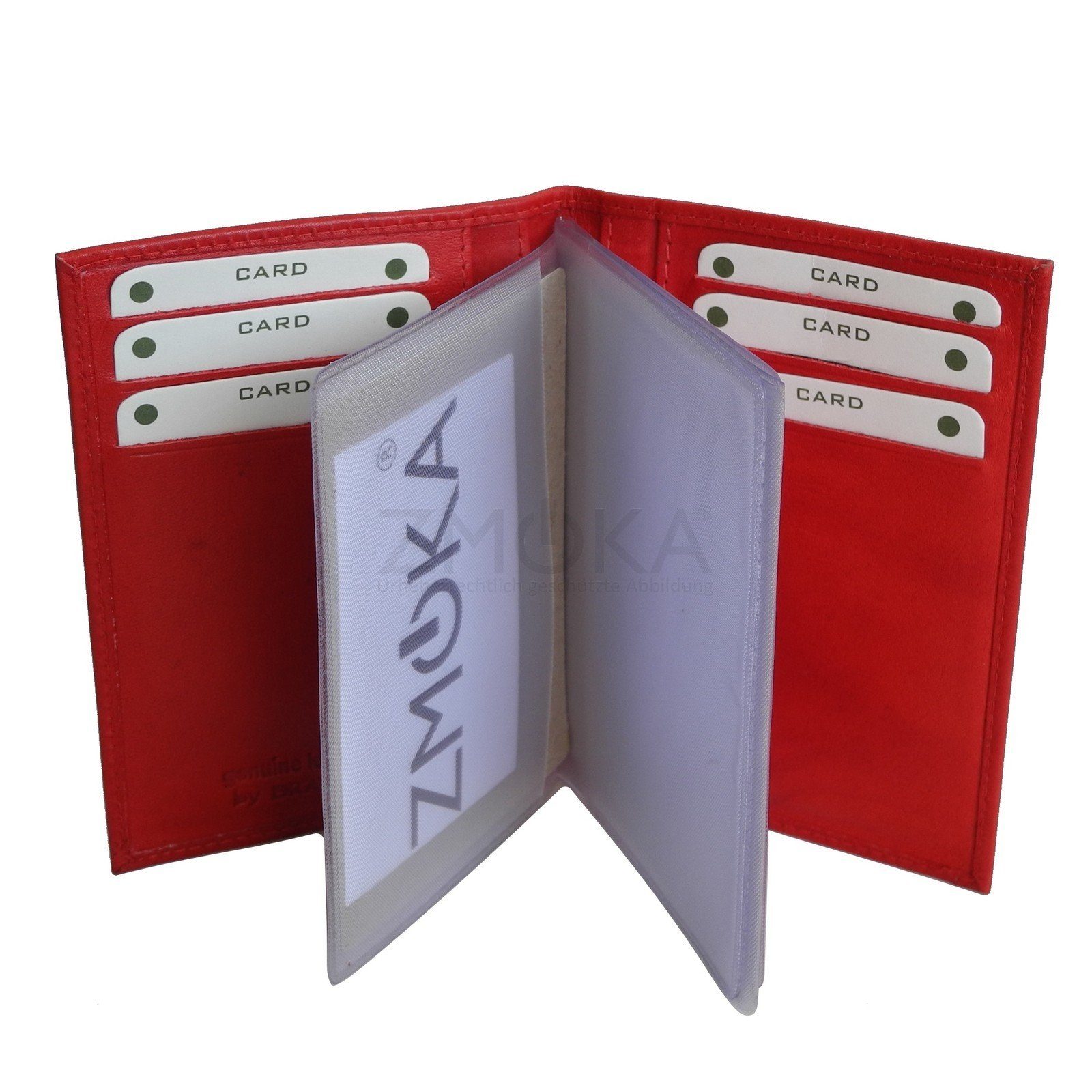 - Kartenetui Branco Etui Unisex BRANCO Ausweisshülle Kartenmappe Dokumentenmappe Rot Auswahl