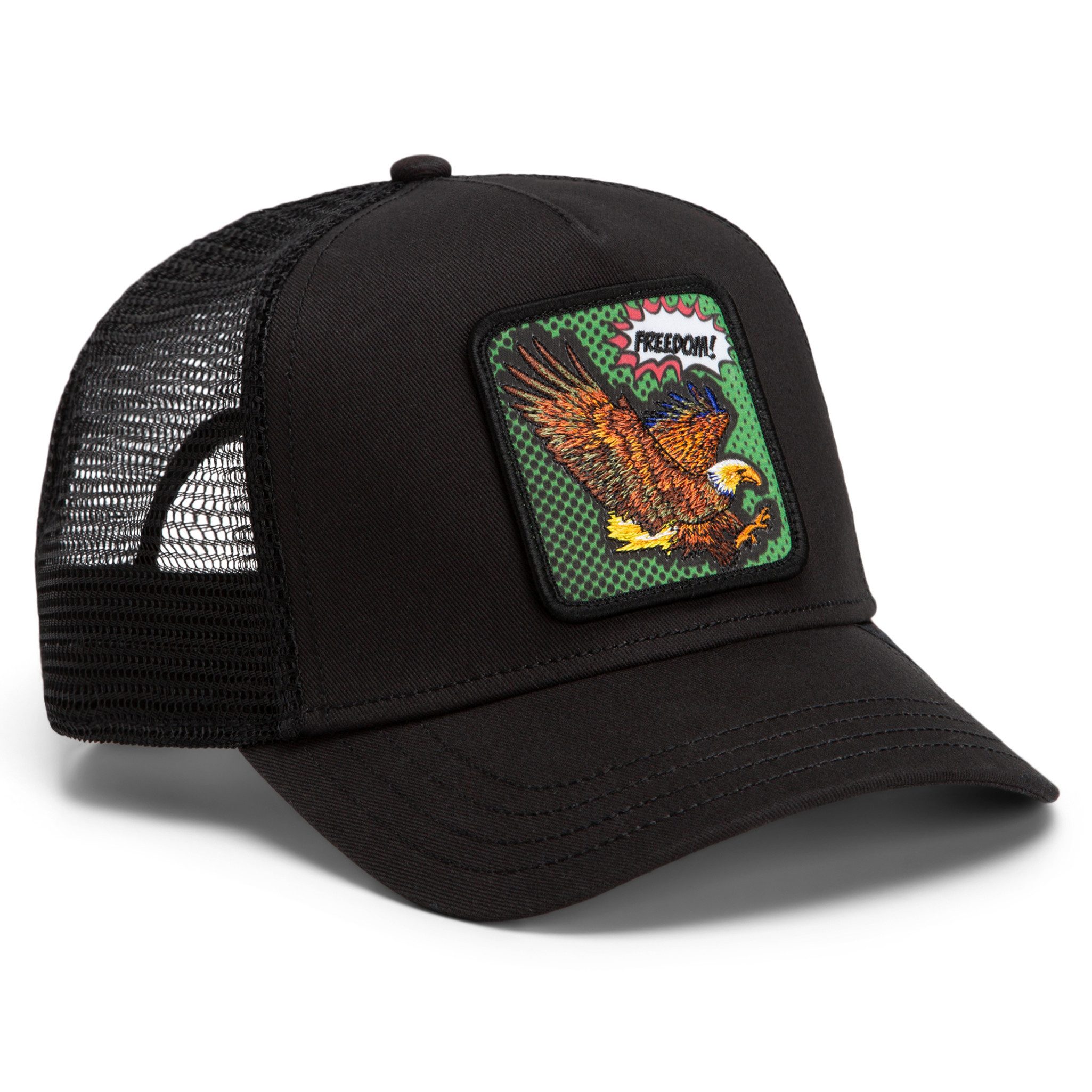 GOORIN Bros. Trucker Cap Goorin Bros. OG Trucker Cap Core Mesh POPArt - Freedom Eagle Void (Basecap, Basecap, Meshcap, Trucker Kappe)