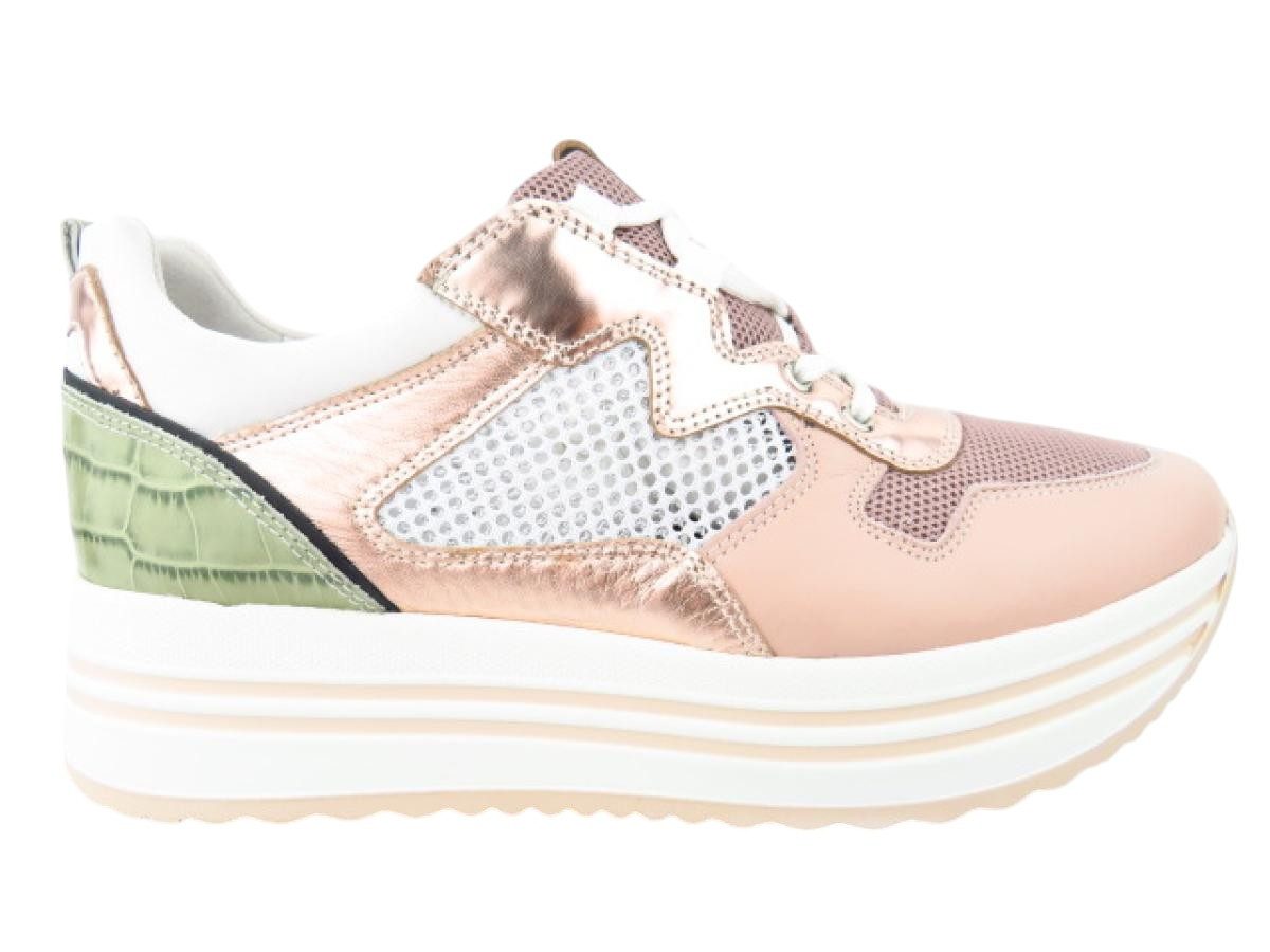 rose Lack oliv Sneaker