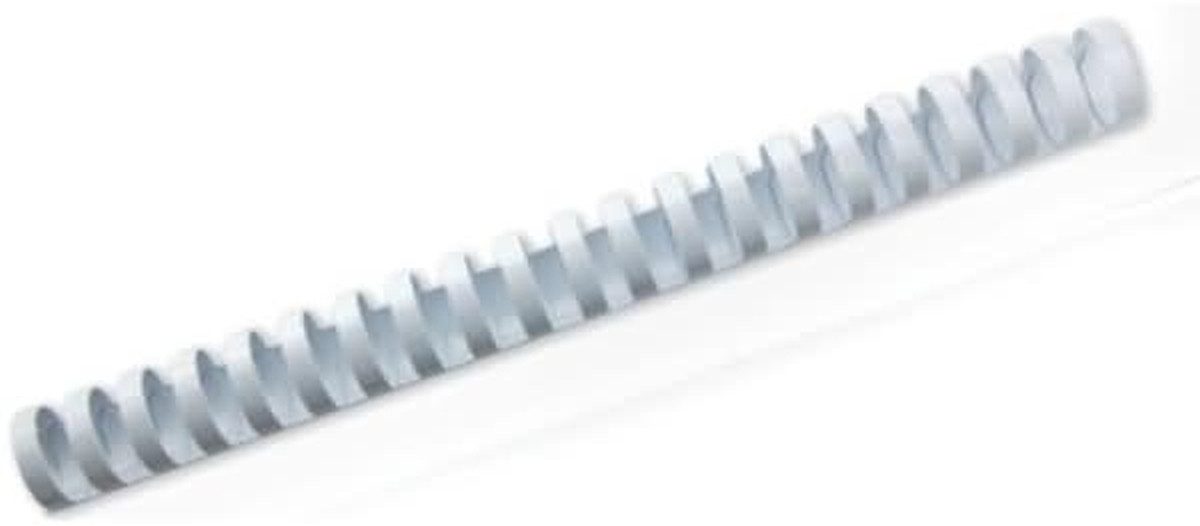 GBC Thermo-Bindemappe Plastikbinderücken CombBind A4 PVC 28mm VE=50 Stück weiß, (