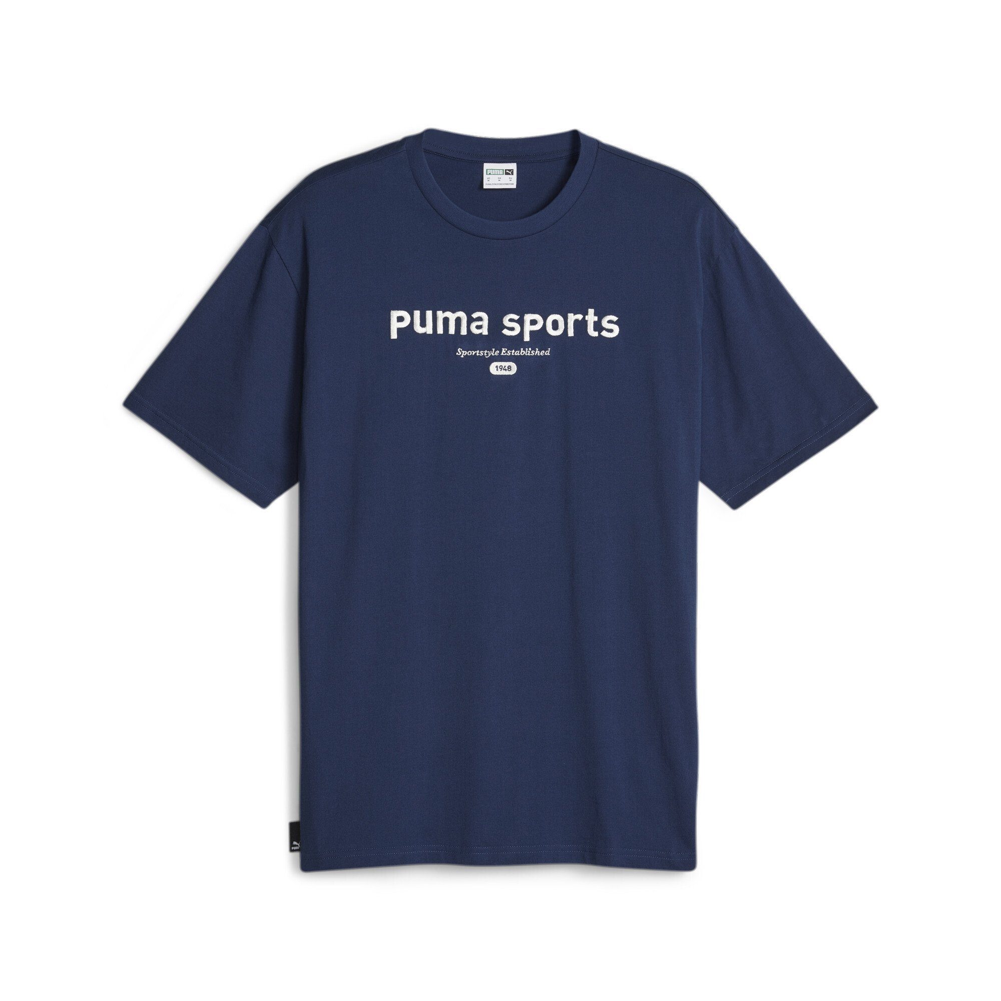 PUMA T-Shirt PUMA TEAM T-Shirt Herren Persian Blue