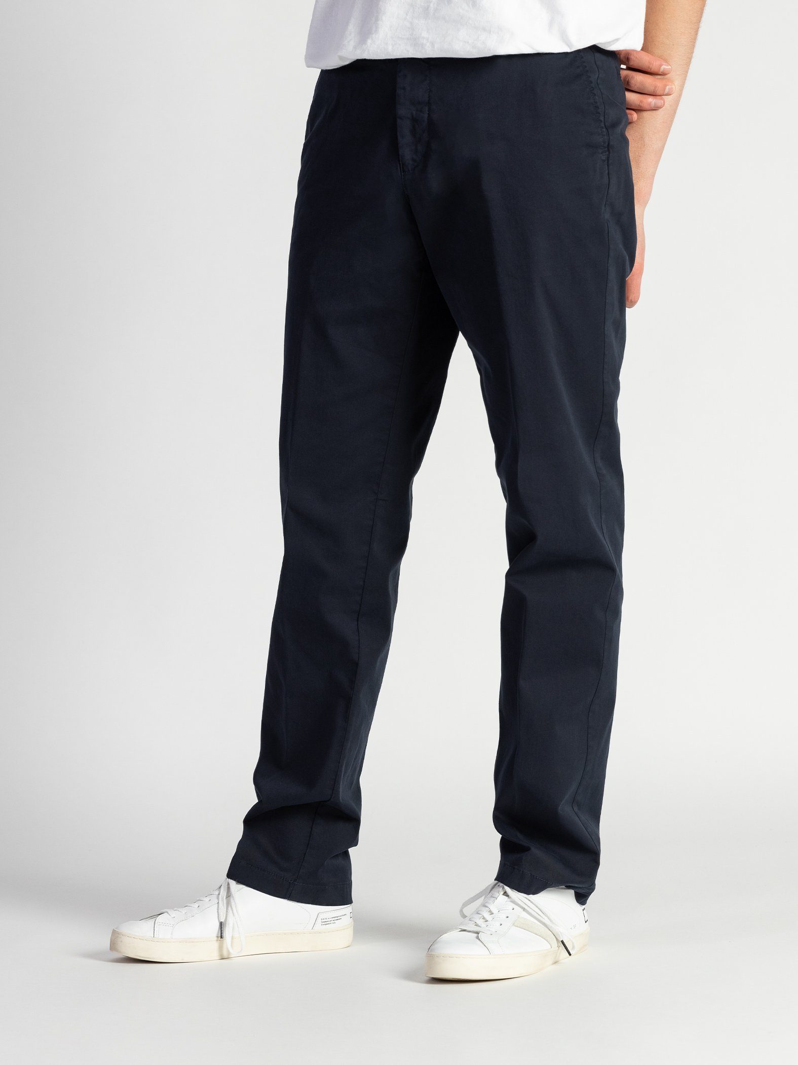 Chinohose Chinohose Herren Regular Fit nachhaltige Baumwolle elastischer Bund