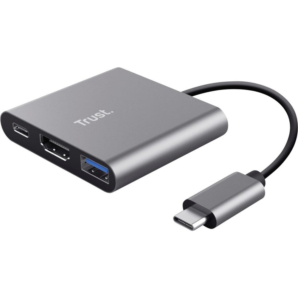 USB-Verteiler Trust USB-Hubs, Schnittstellen-Verteiler USB-C® (USB 3.2 Gen 2) Multi