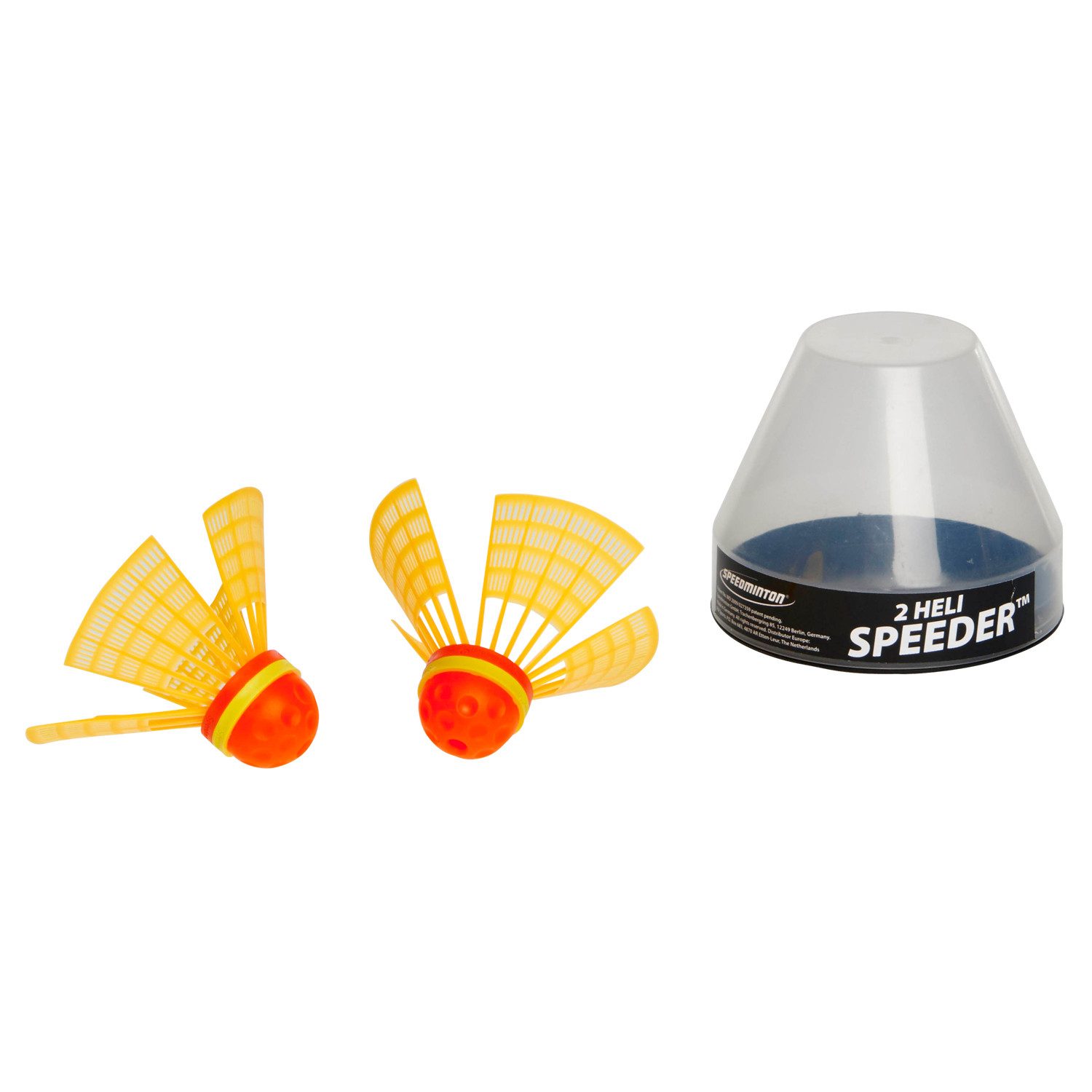 Speedminton Speedbadmintonball Speeder Heli (Flug um die eigene Achse) - Dose 2er