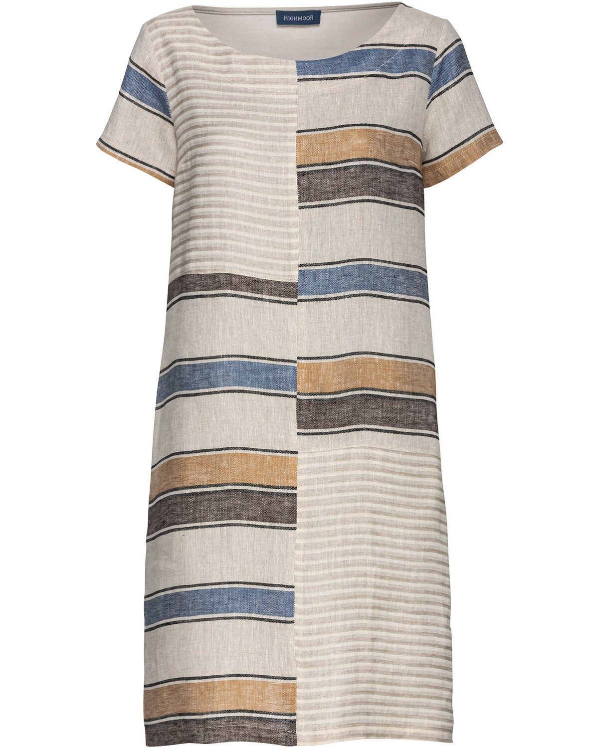 Midikleid Streifen-Kleid