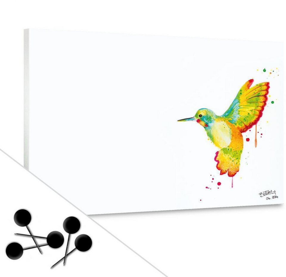 Wall-Art Poster Kolibri inkl. 5 Pinnnadeln, Vögel (1 St), Poster, Wandbild,  Bild, Wandposter
