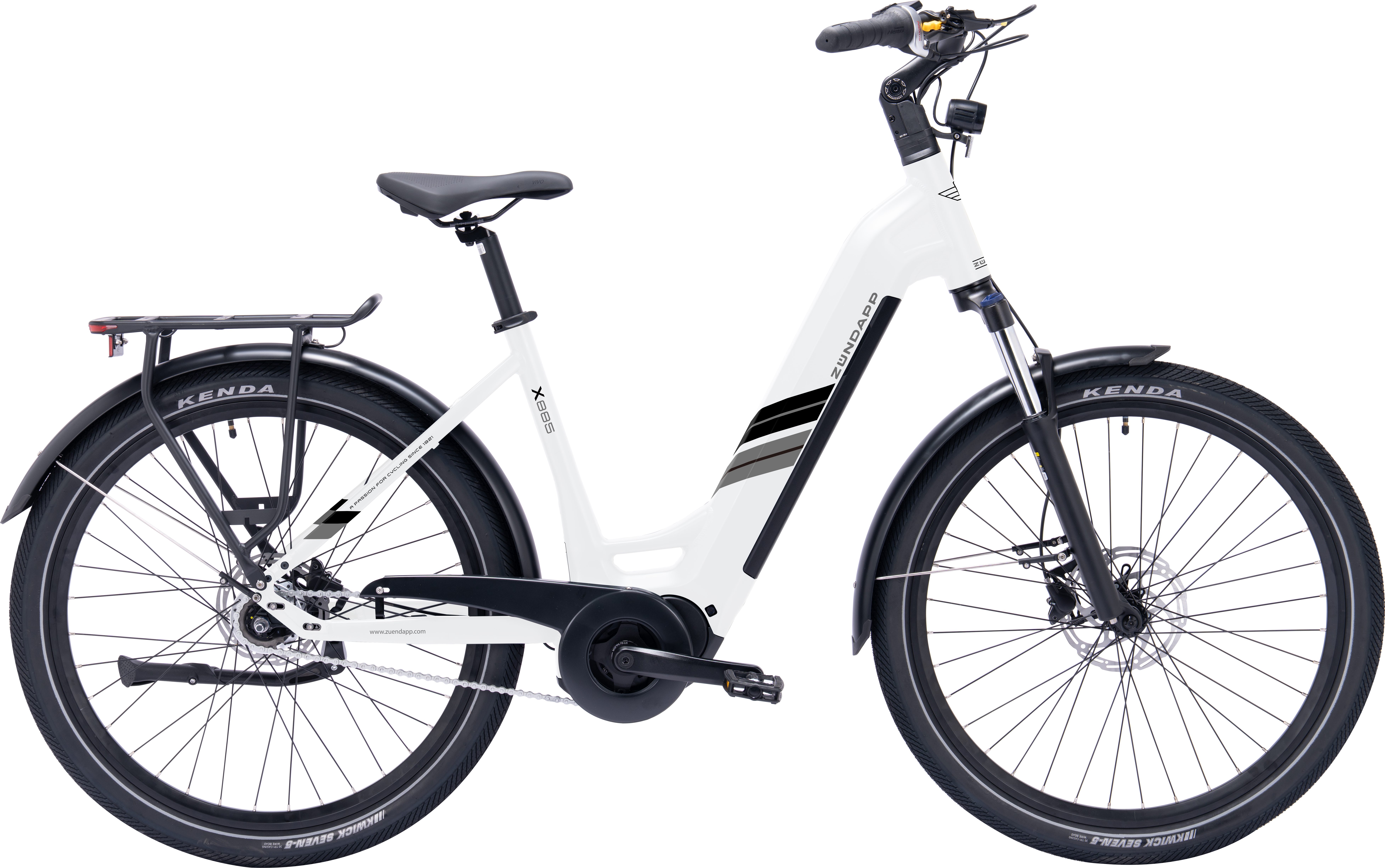 Zündapp E-Bike Cityrad X885, 7 Gang, Nabenschaltung, Mittelmotor, 550 Wh