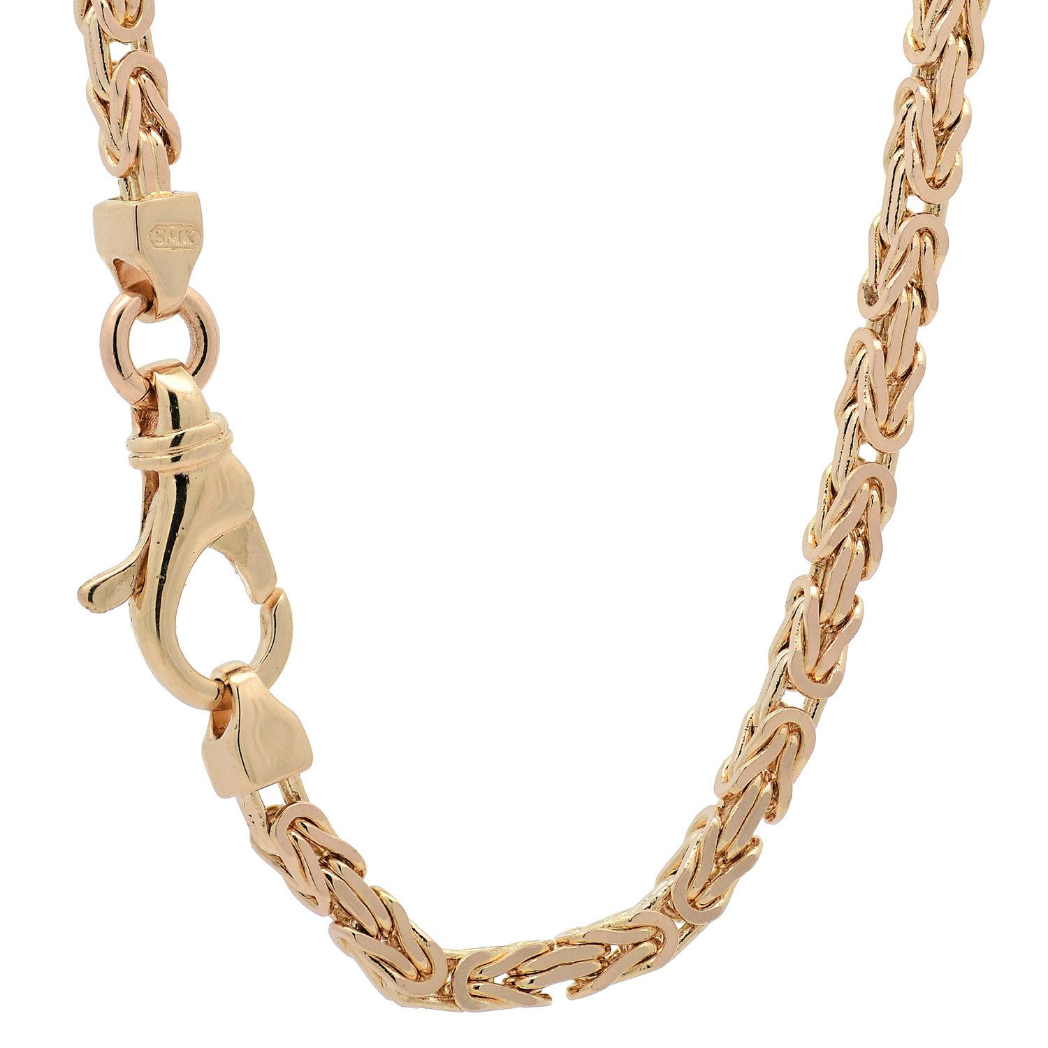 HOPLO Goldkette Goldkette Königskette Länge 19cm - Breite 2,5mm - 750-18 Ka günstig online kaufen