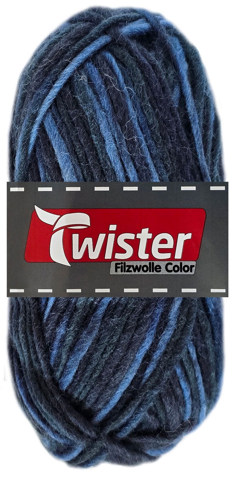 Kurtenbach 50 Gramm Twister Filzwolle Color meliert Filzgarn Farbauswahl Bastelgarn