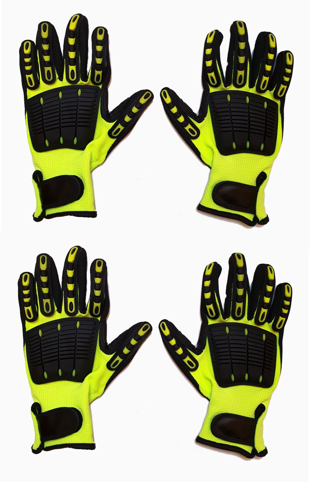 Spectrum Montage-Handschuhe »2 Paar Werckmann Arbeitshandschuhe Protektoren  9 / L schwarz gelb« online kaufen | OTTO