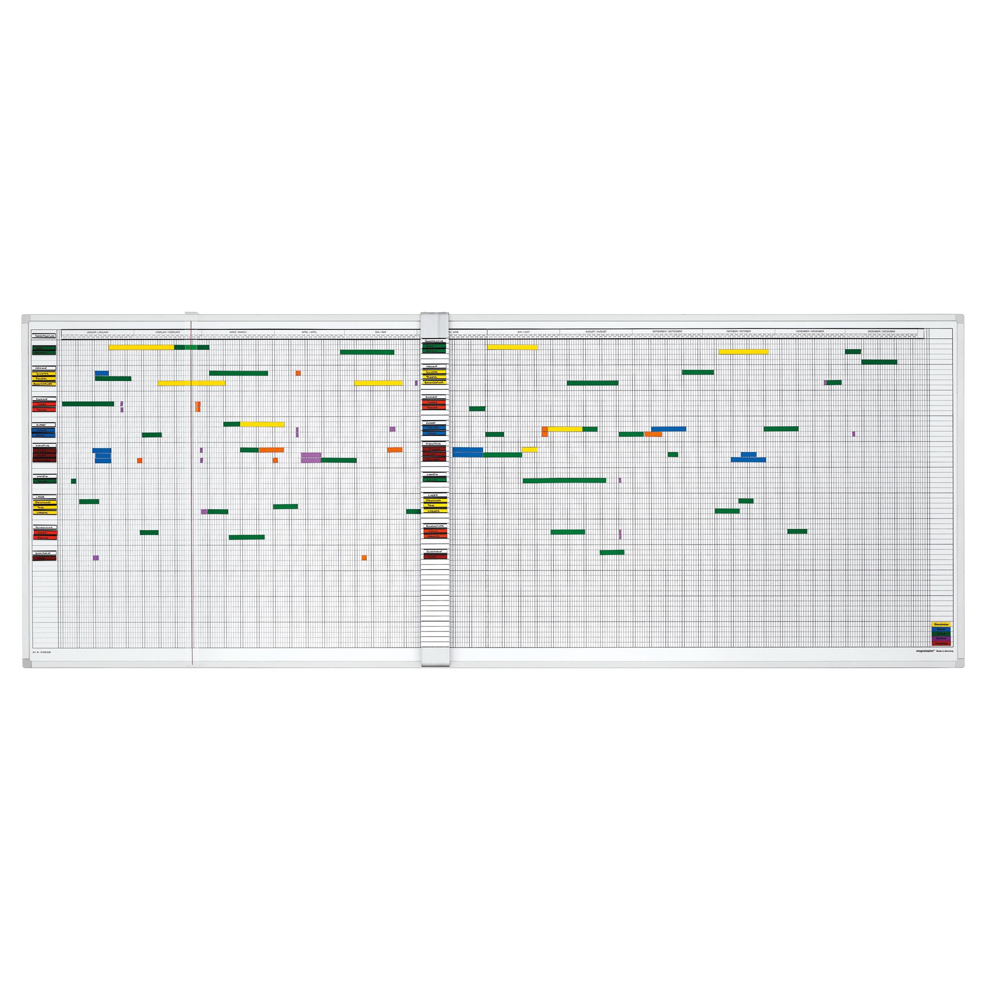 magnetoplan® Wandtafel Aktivitätenplaner 3703155 Tage 30 Mitarbeiter