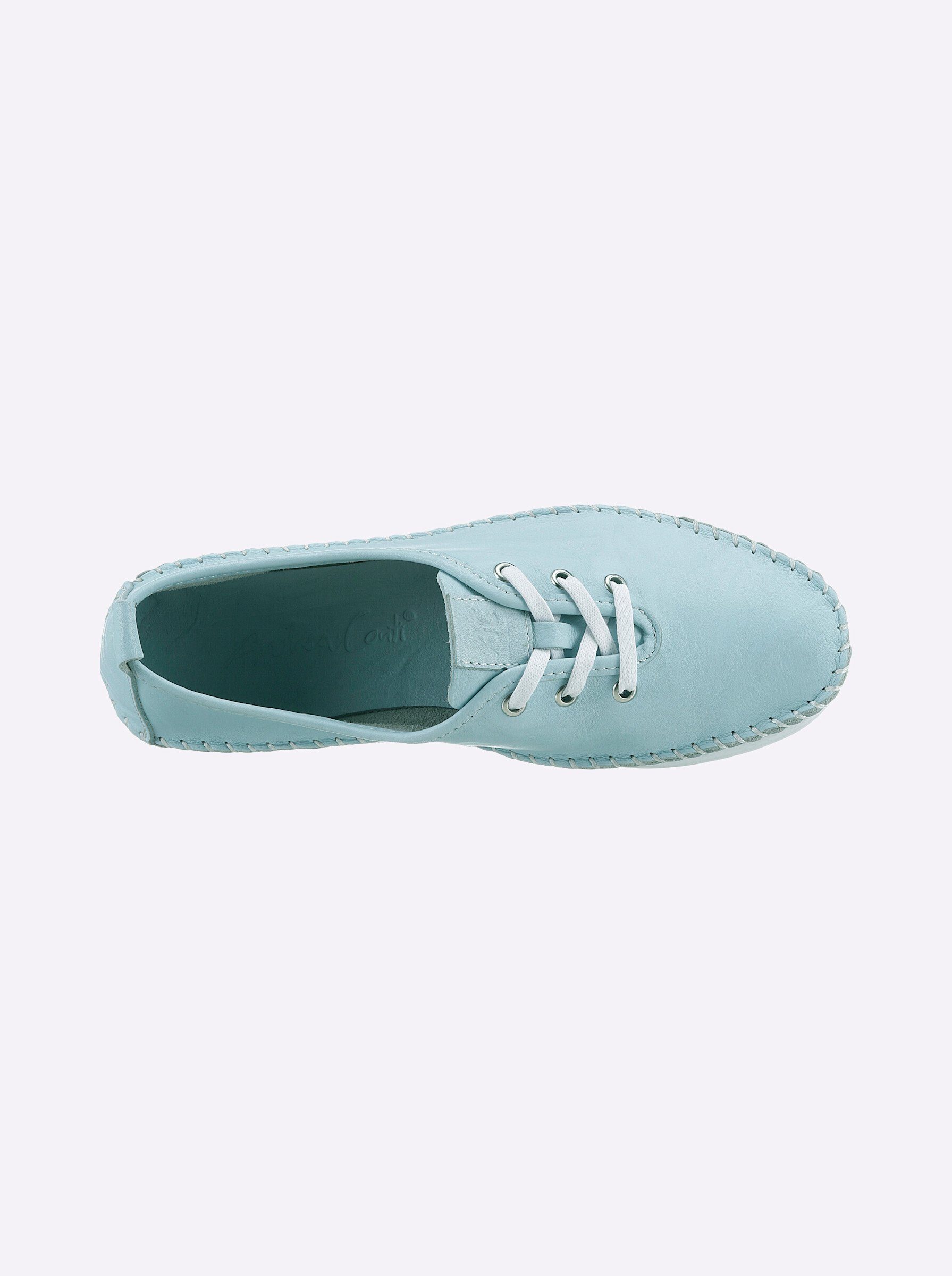 Andrea Flexible Federleicht Conti Sneaker hellblau Laufsohle,