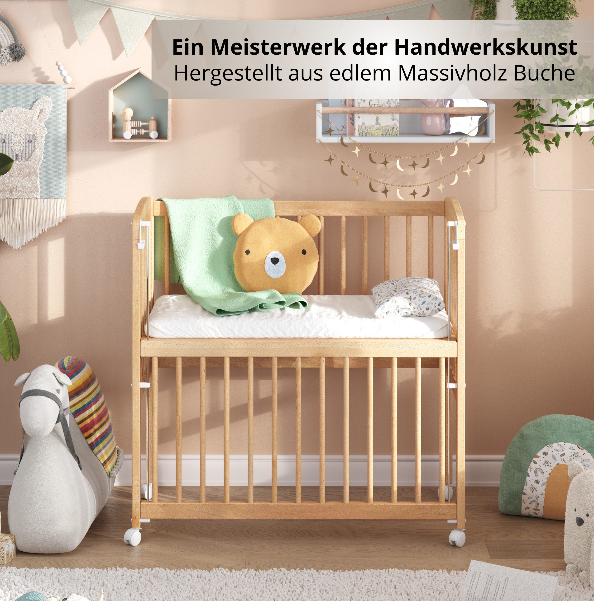 Alavya Home® Beistellbett 90x40 LEROY 2 günstig online kaufen