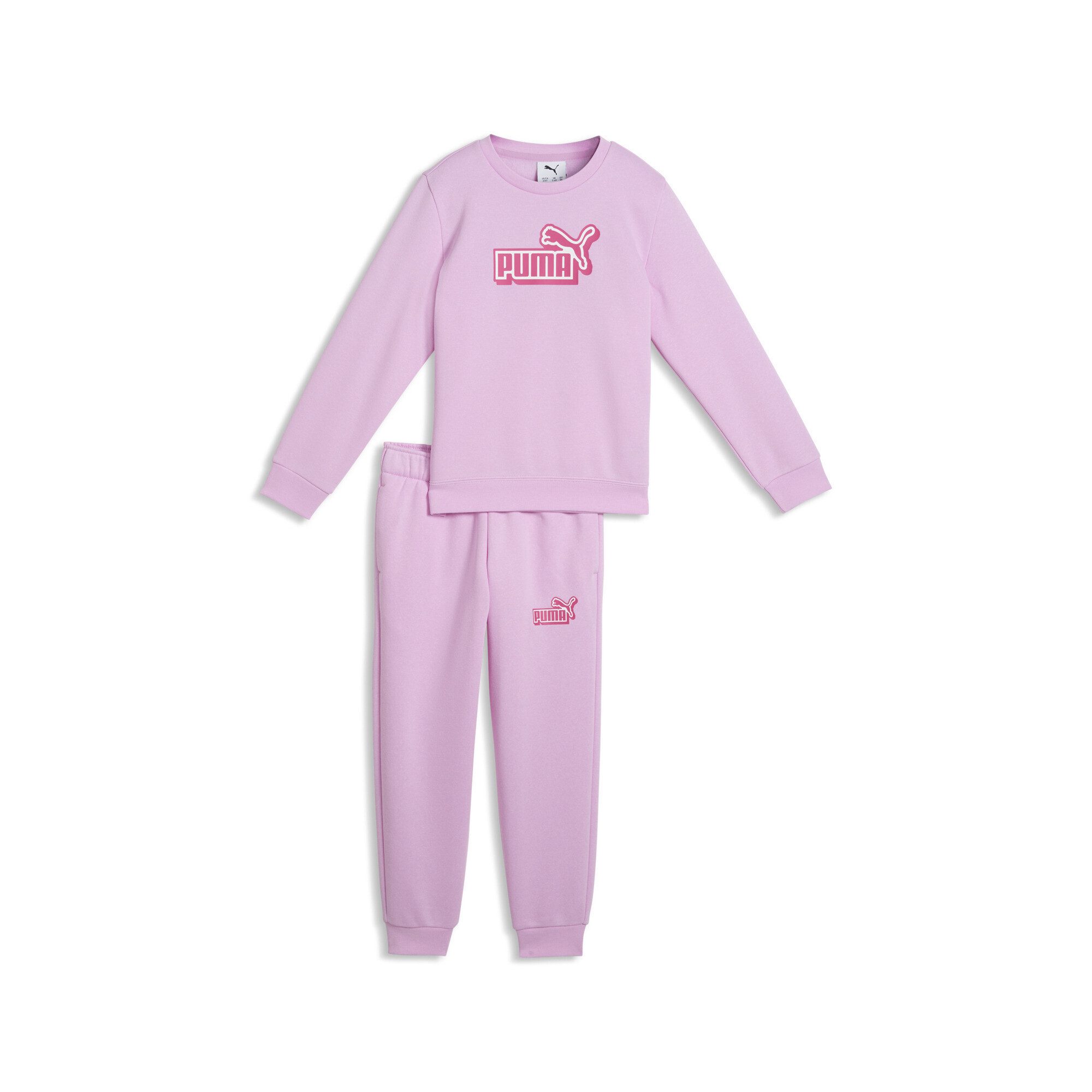 PUMA Jogginganzug Essentials Logo Lab Crew Trainingsanzug Kinder