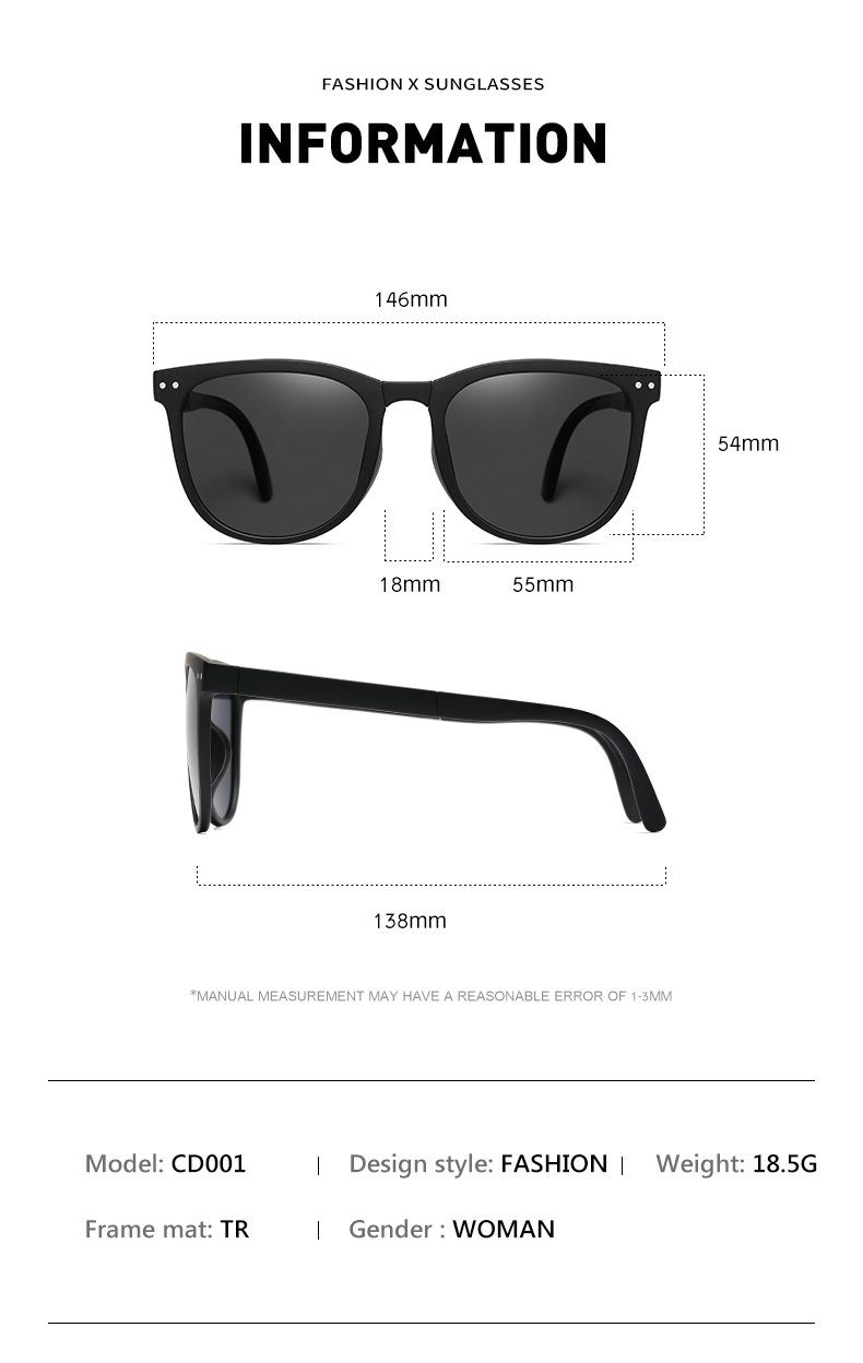 Sonnenbrille PACIEA schwarz Schutz Herren Damen UV400 100% Sonnenbrille PACIEA faltbar