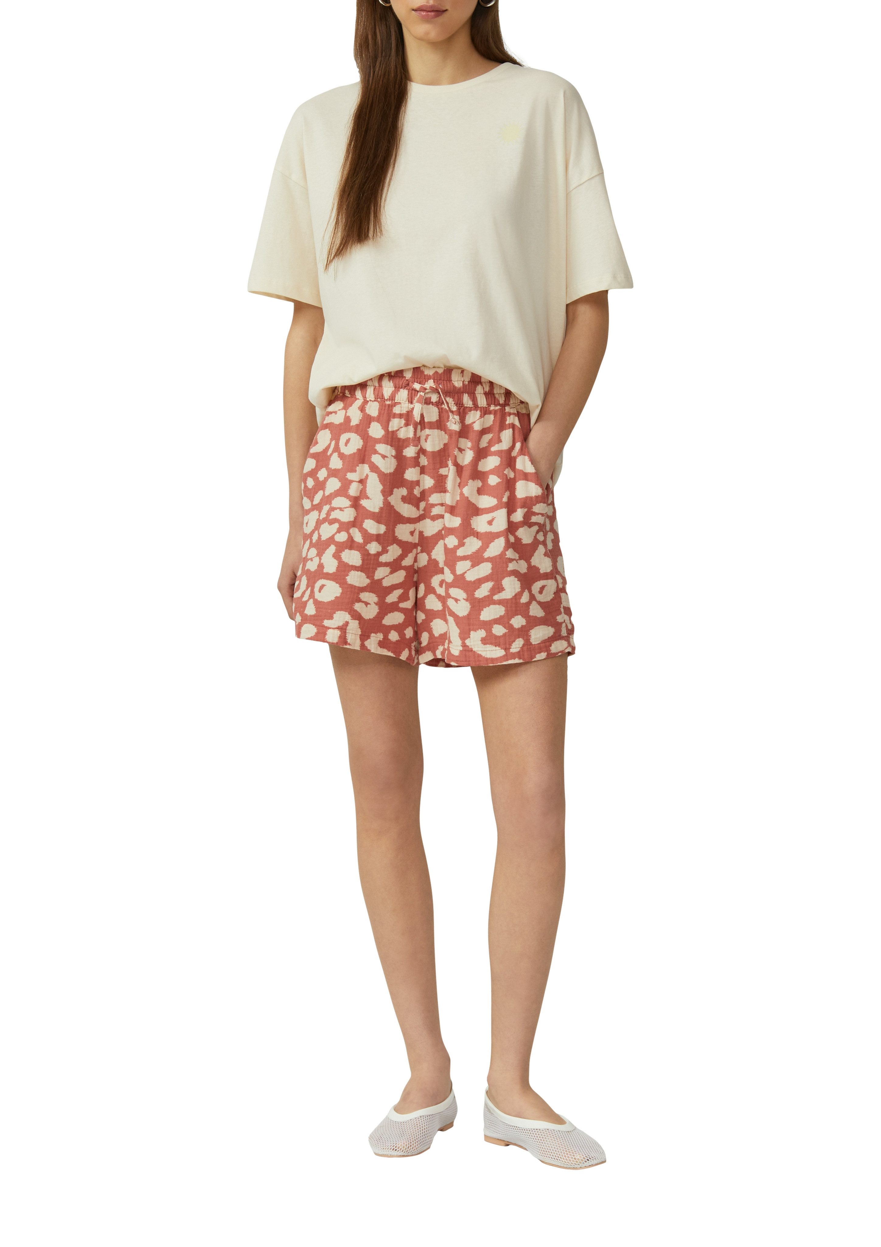 QS T-Shirt mit Rückenprint günstig online kaufen