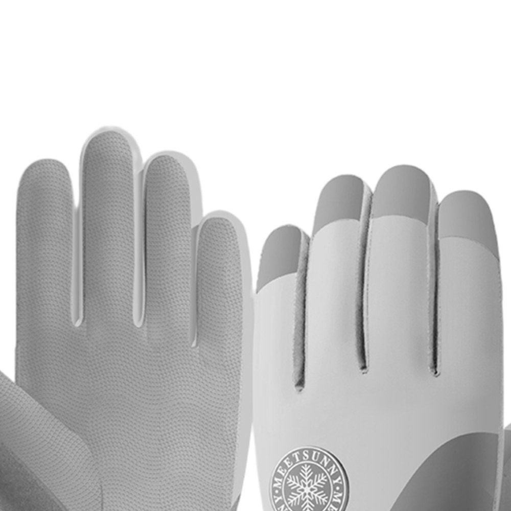 Anti-Rutsch Winter Handschuhe Wasserdicht, Warm, LAPA Herren Skihandschuhe (1 Touchscreen Handschuhe) Radfahren Skifahren Fahrradhandschuhe Winddicht Schnee für HOME Paar