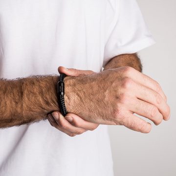Akitsune Armband Portus Segeltau-Armband Mattschwarz - Schwarz 18cm