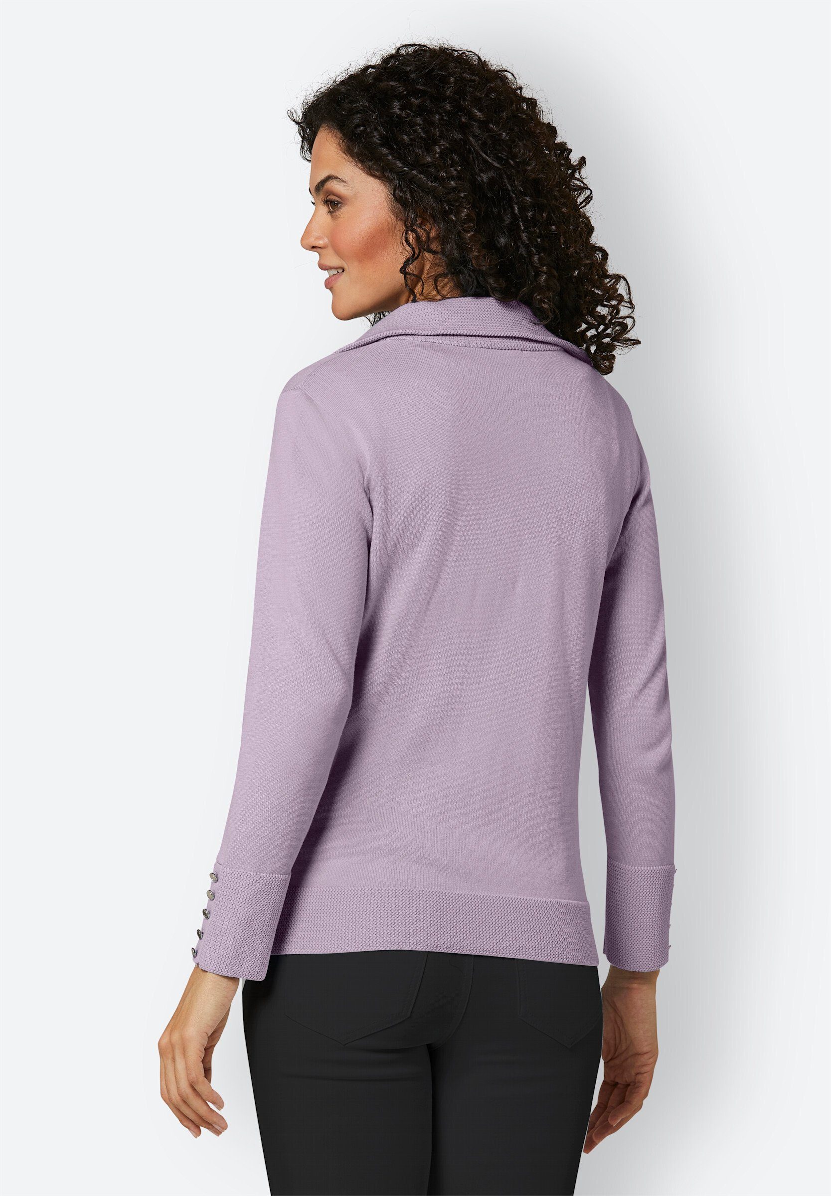 creation L Strickjacke Baumwoll-Strickjacke