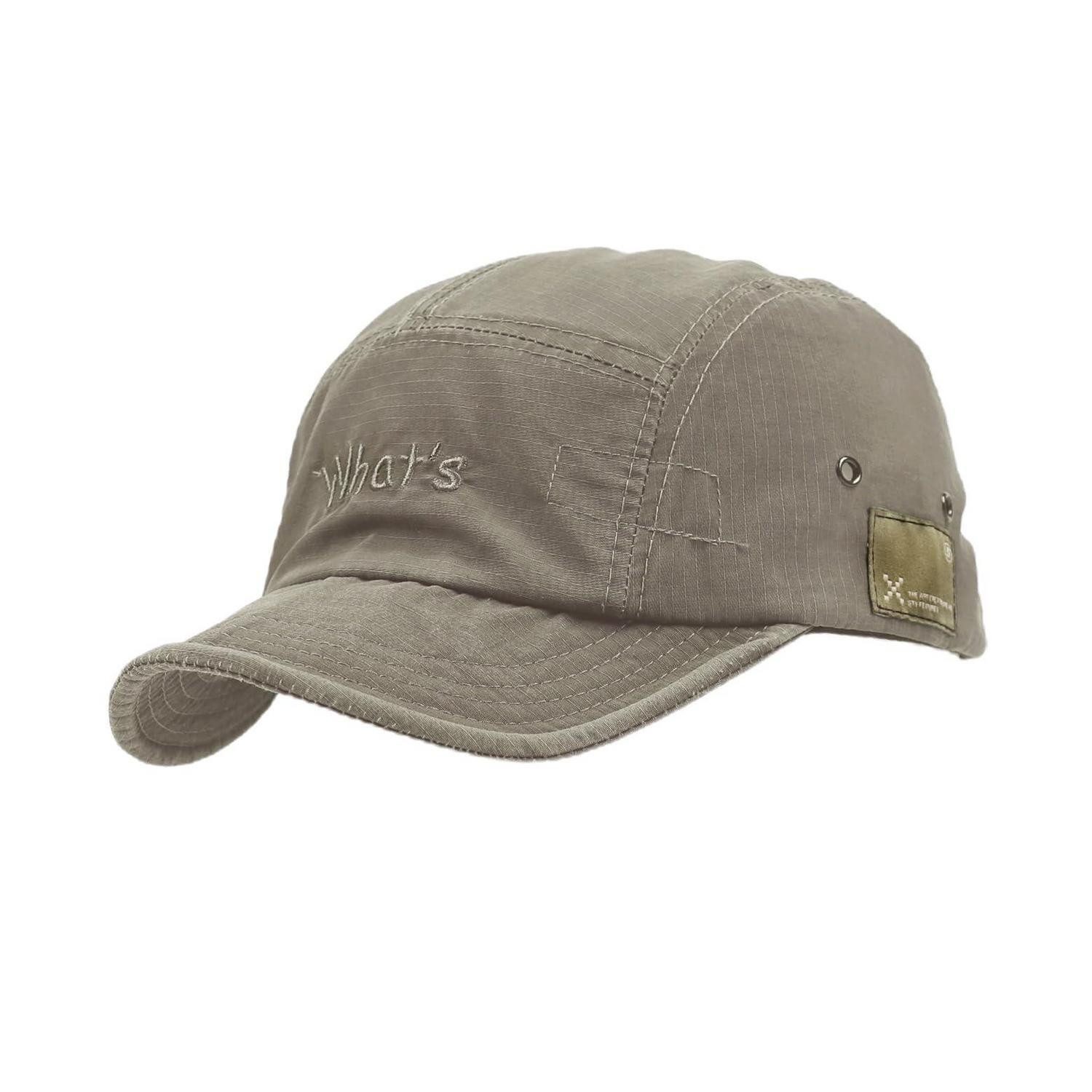 LuxusKollektion Baseball Cap Basecap Damen Herren Baumwolle verstellbar atmungsaktiv Grau