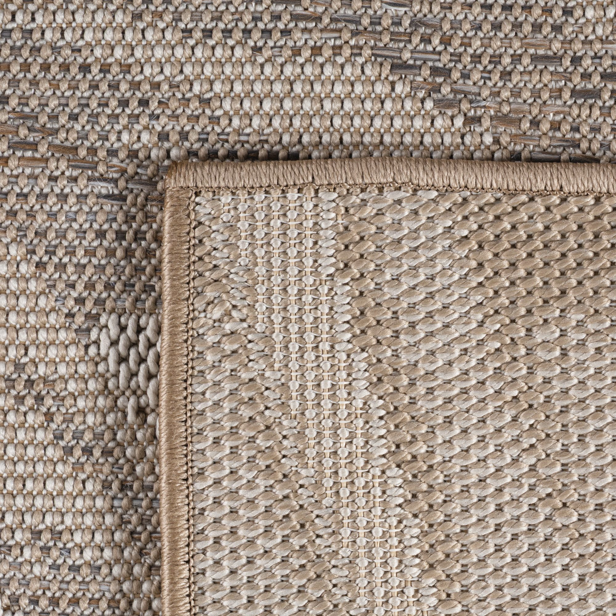 Teppium Teppich Tropische Musterteppiche, Rechteckig, Höhe: 5 mm, Indoor Outdoor Teppich Wetterfest 3D Optik Wohnzimmer Küchen Terrasse