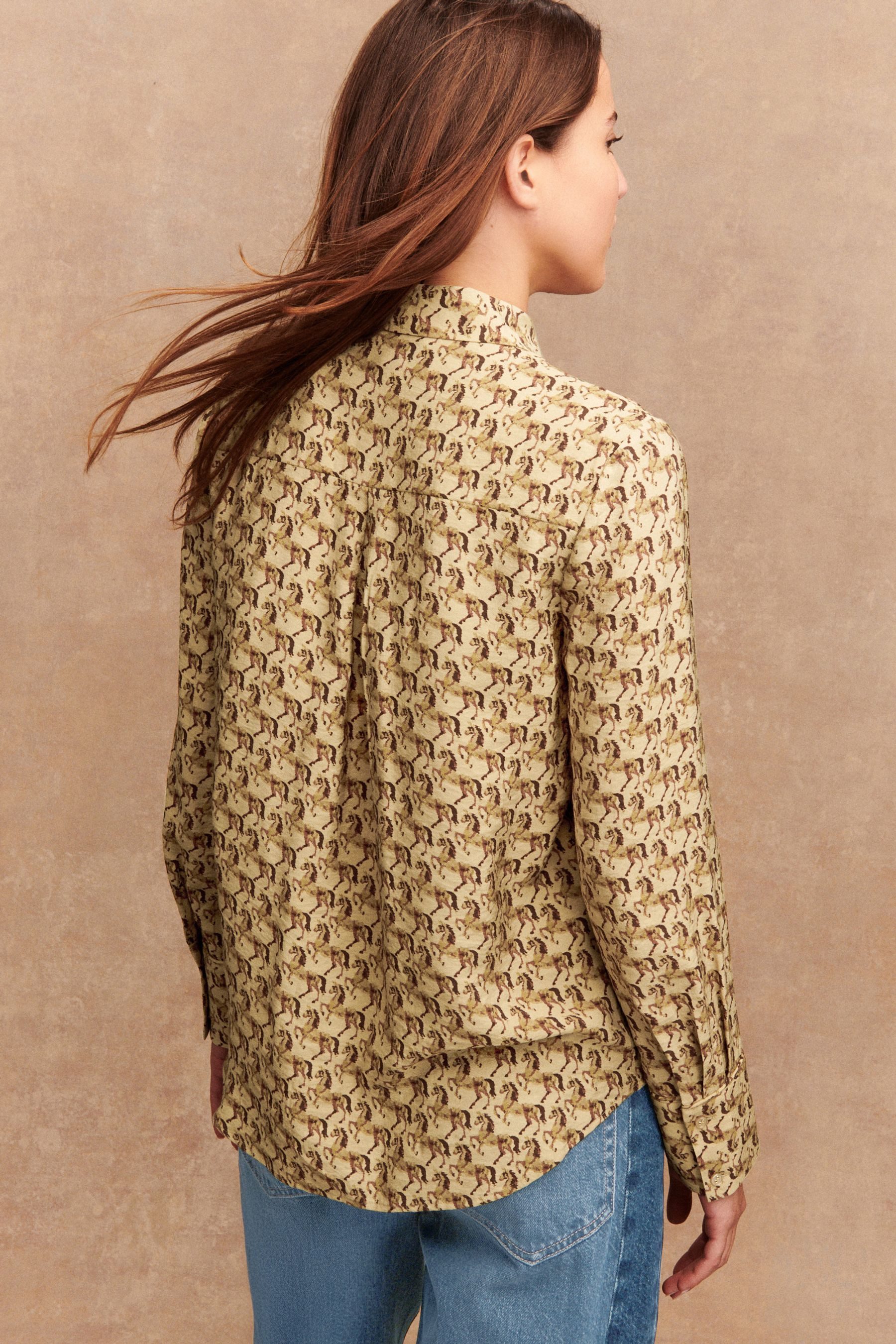 Next Langarmhemd Langärmeliges Button-down-Hemd (1-tlg) günstig online kaufen