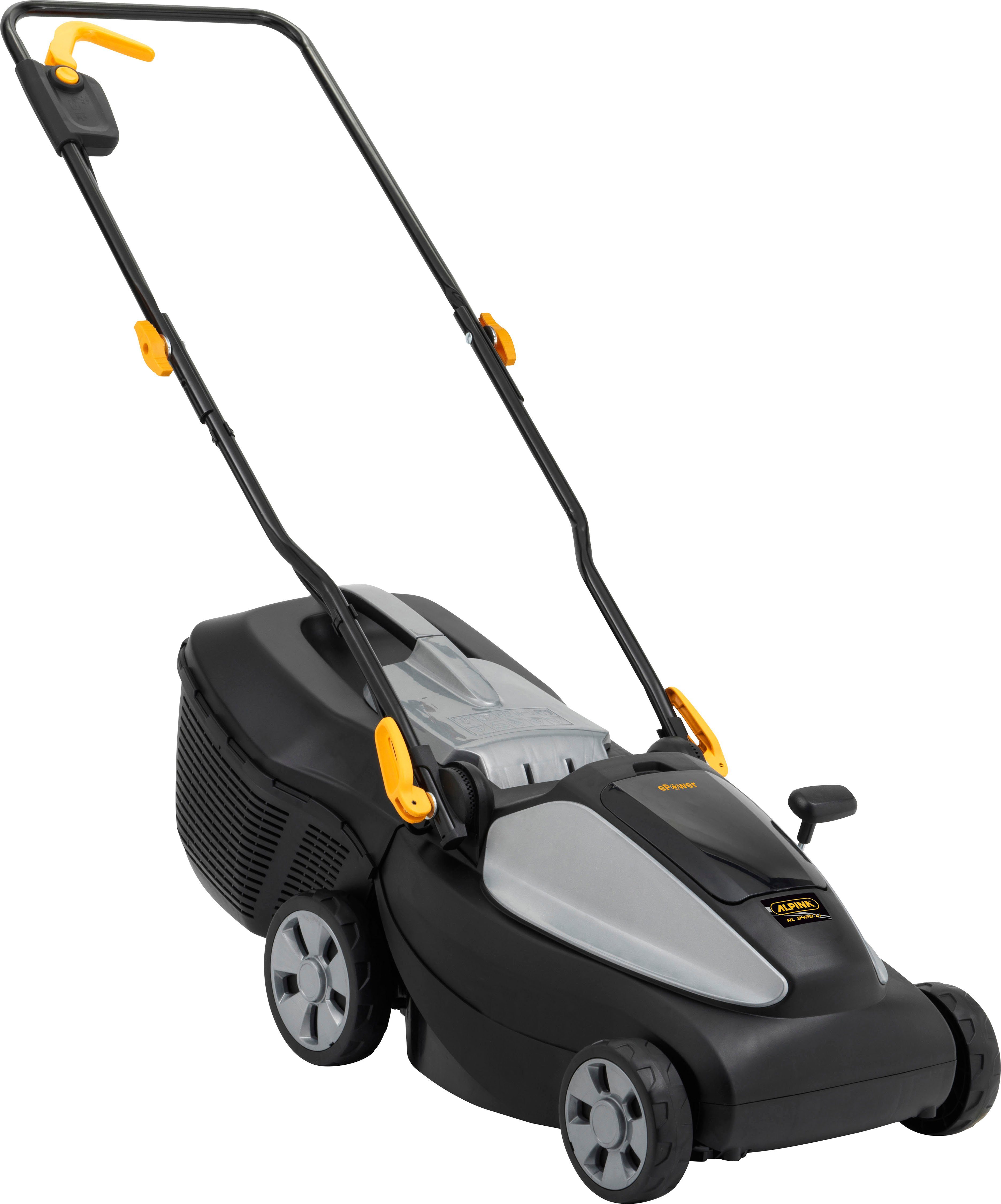 Alpina-Garden Akkurasenmäher AL 3420 Li, 34 cm Schnittbreite, (Set), inkl. 2x 2 Ah Akku und Ladegerät