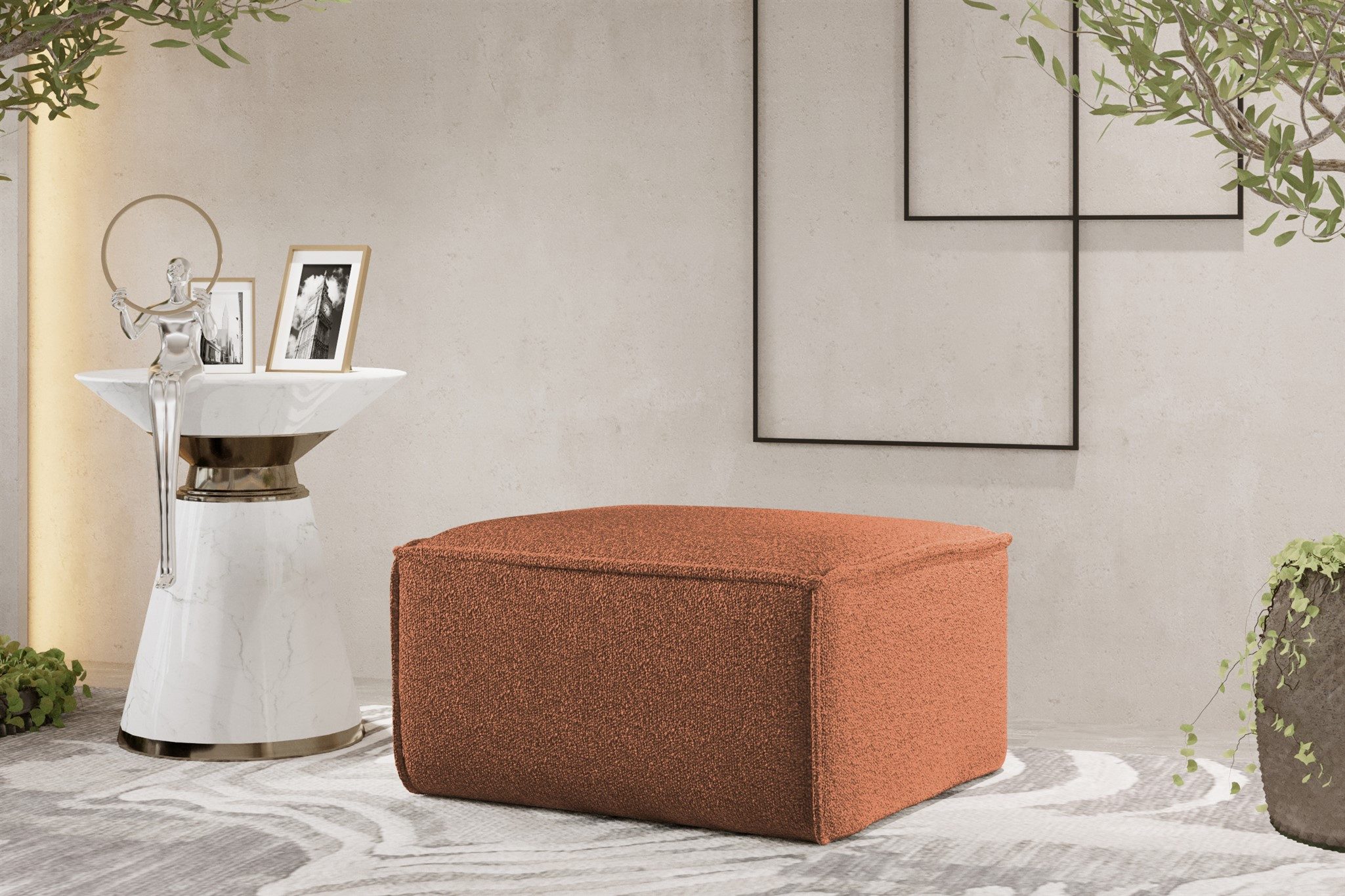 Fun Möbel Polsterhocker Designerhocker CELES PREMIUM günstig online kaufen