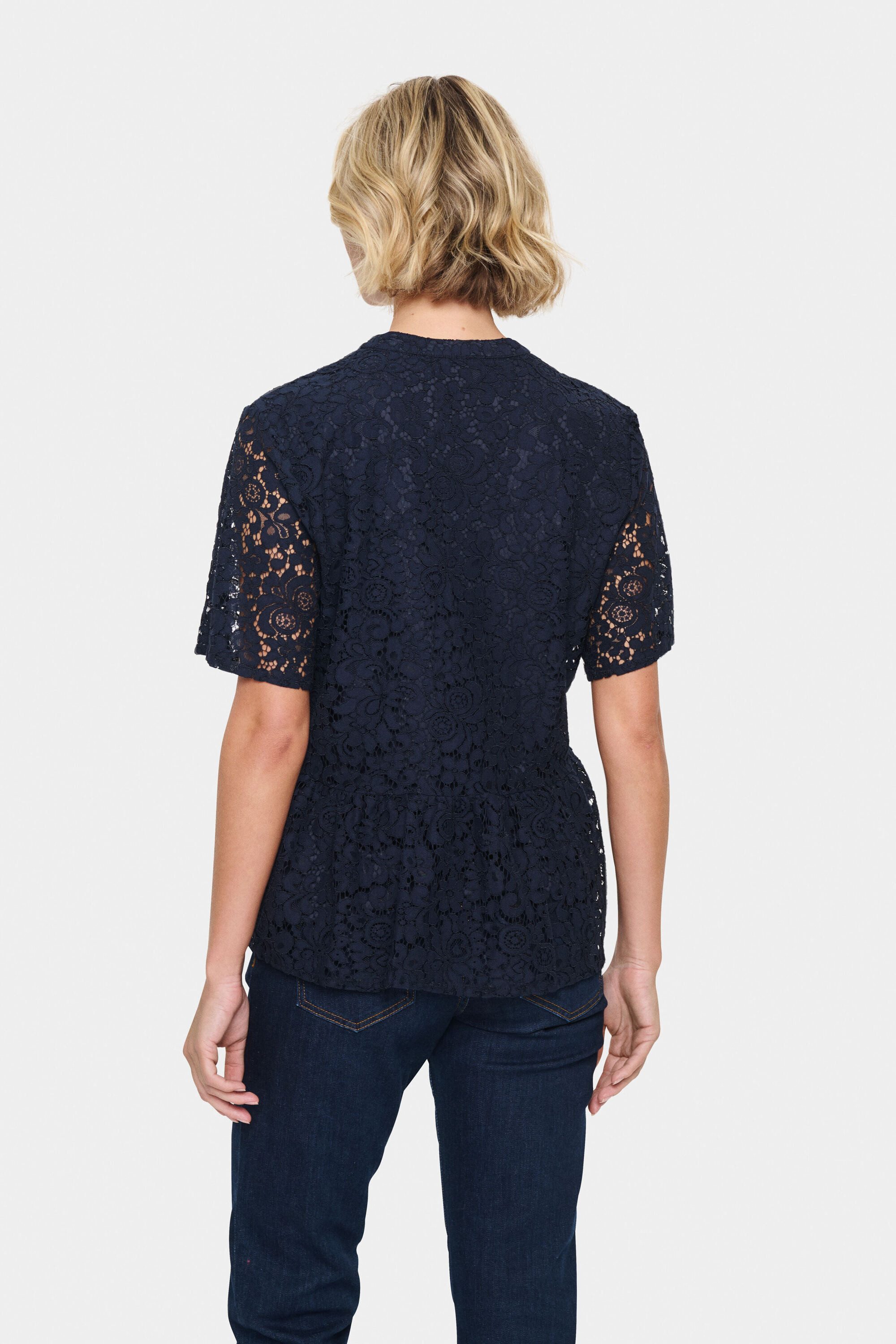 Saint Tropez Kurzarmbluse Kurzarm-Bluse ZannaSZ günstig online kaufen