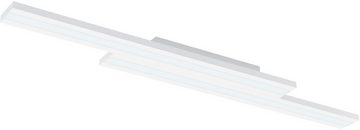 EGLO Deckenleuchte SALITERAS-Z, LED fest integriert, warmweiß - kaltweiß, Deckenleuchte in weiß aus Stahl - 10,2W - warmweiß - kaltweiß