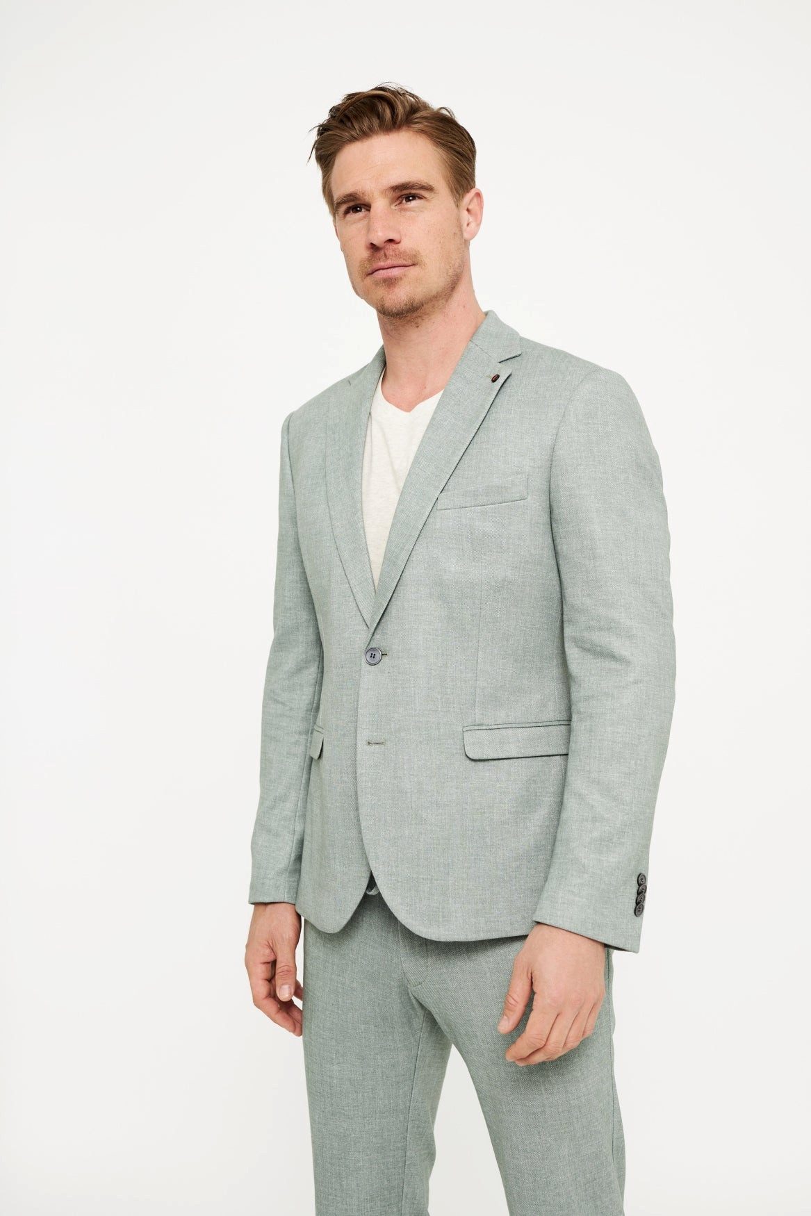 ZUITABLE Anzugsakko Sakko DiNick 221605-710, Lt. Green