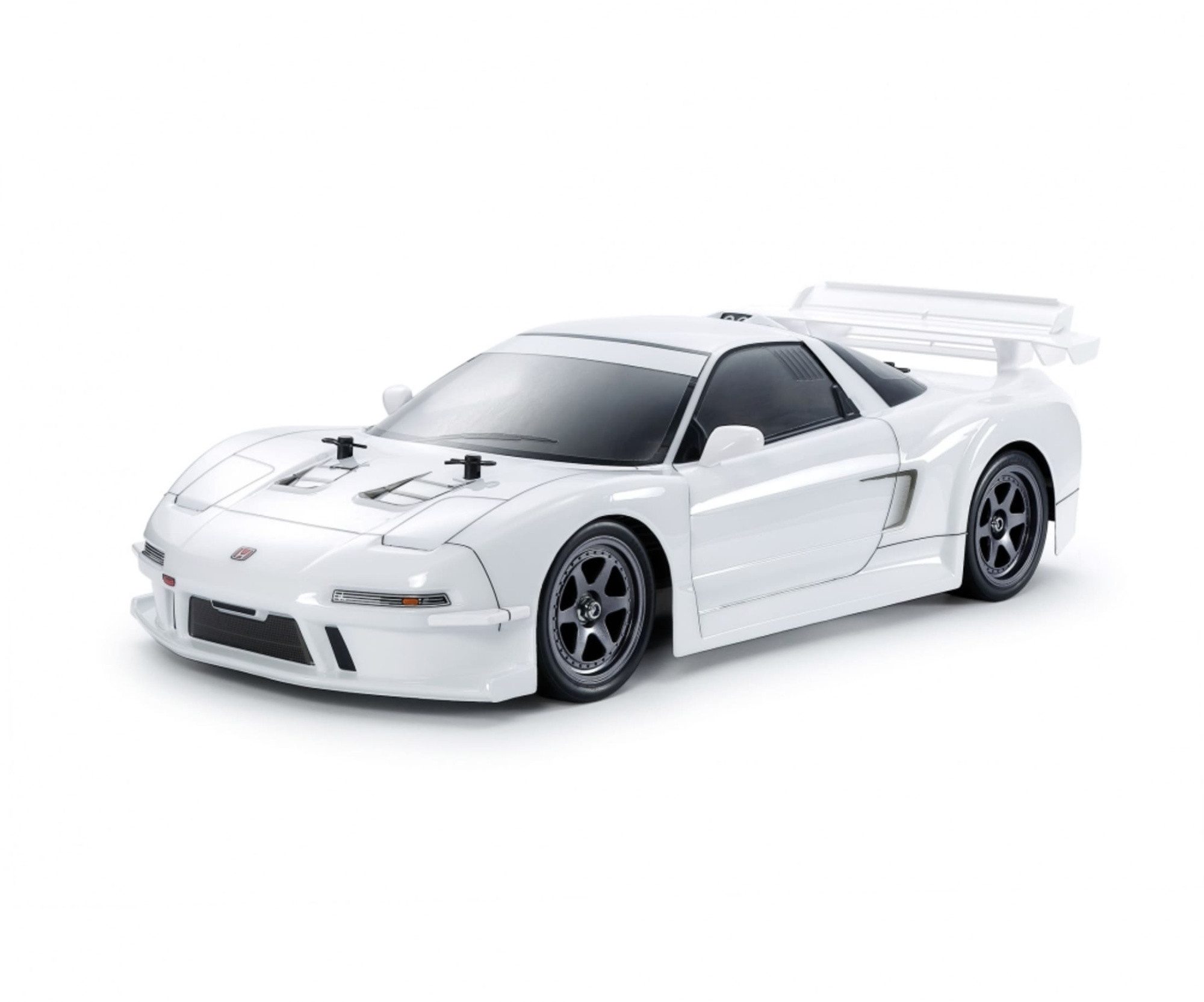 Tamiya RC-Auto Tamiya 1:10 RC Honda NSX Racing TT-02 Weiss Lackiert Bausatz Kit