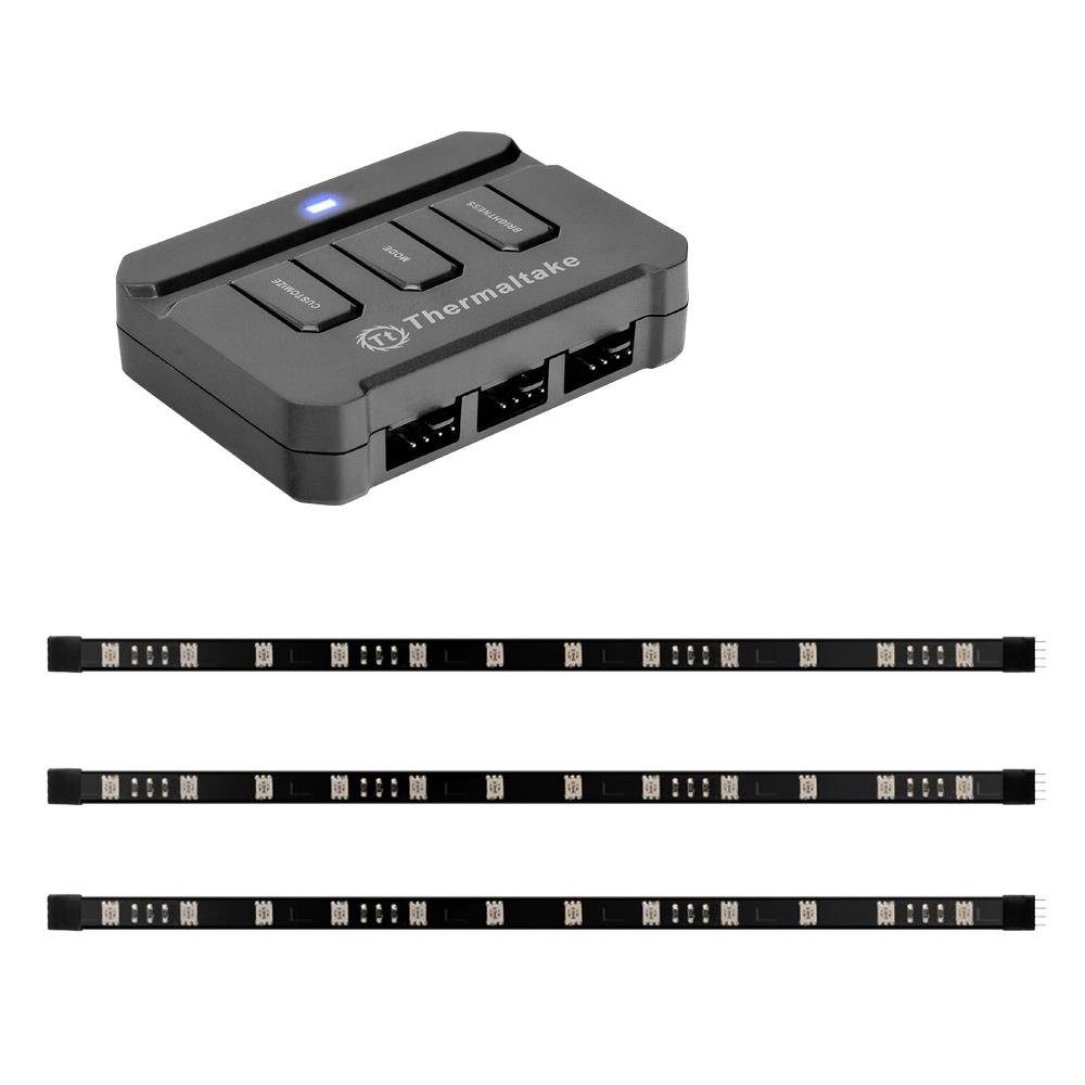 LUMI 3x LED Color LED RGB Case-Modding Streifen, RGB magnetische Set, Thermaltake Stripe