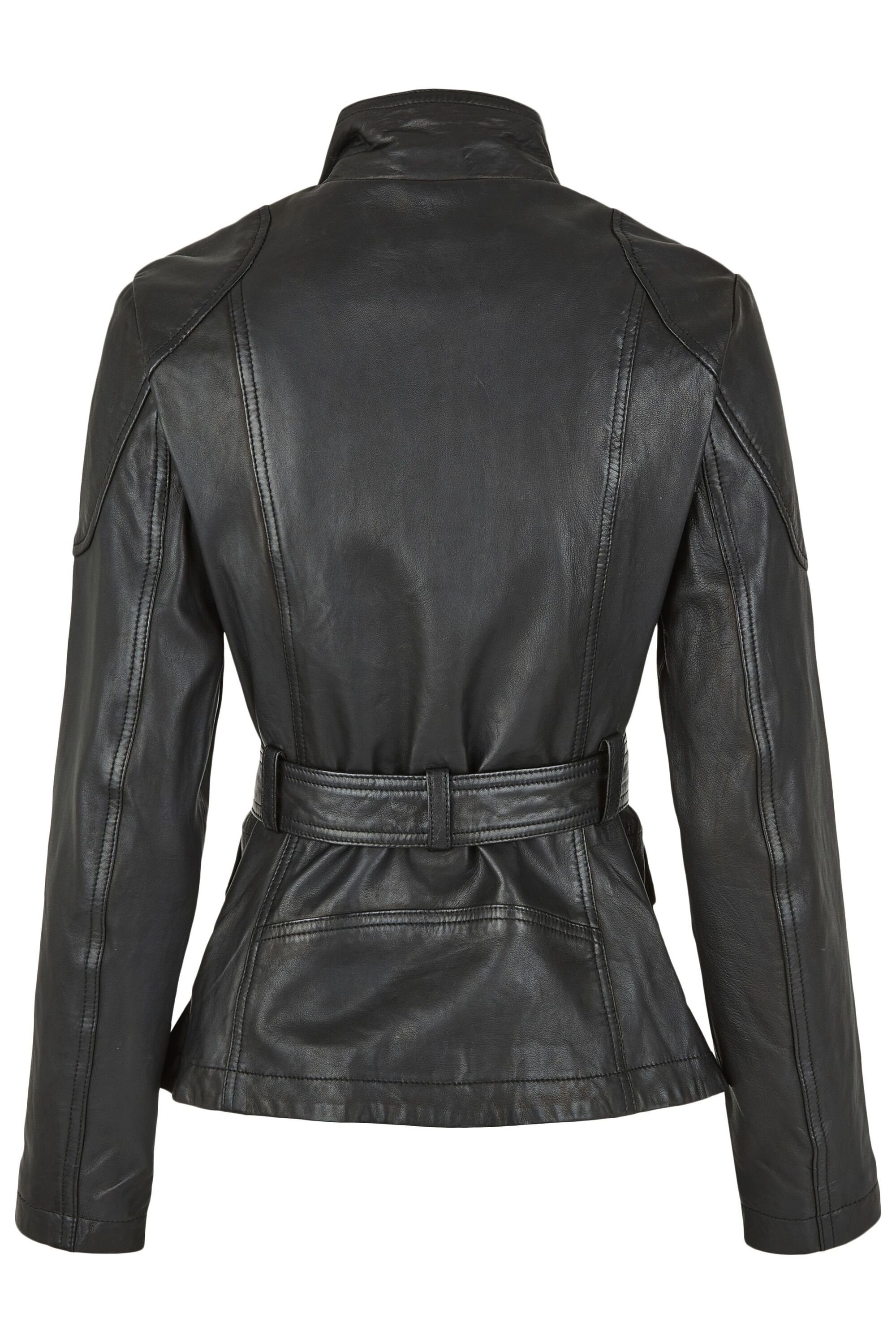 7eleven Lederjacke SEKATE (1-St) mit Ziersteppungen