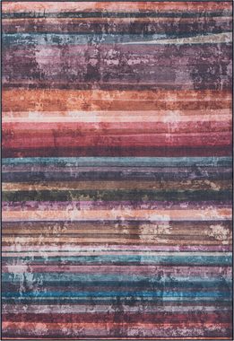 Teppich Reese, Myflair Möbel & Accessoires, rechteckig, Höhe: 10 mm, bedruckt, gestreift, modernes Design, In- & Outdoor geeignet, waschbar