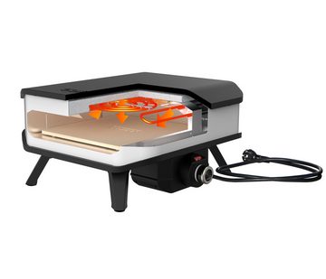 COZZE Pizzaofen Elektrischer Pizzaofen 17", inkl. Pizzastein, Backtemperatur bis 450°C, Grillfläche 42.5 x 42.5 cm, 2200 W, 230 V