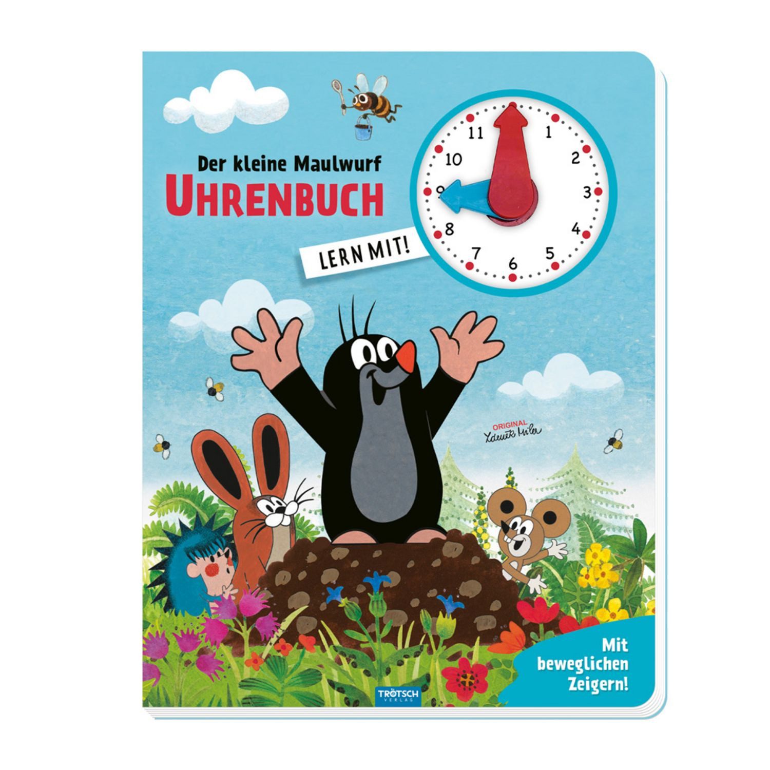 Trötsch Der kleine Maulwurf Uhrenbuch / Troetsch Verlag GmbH & Co KG