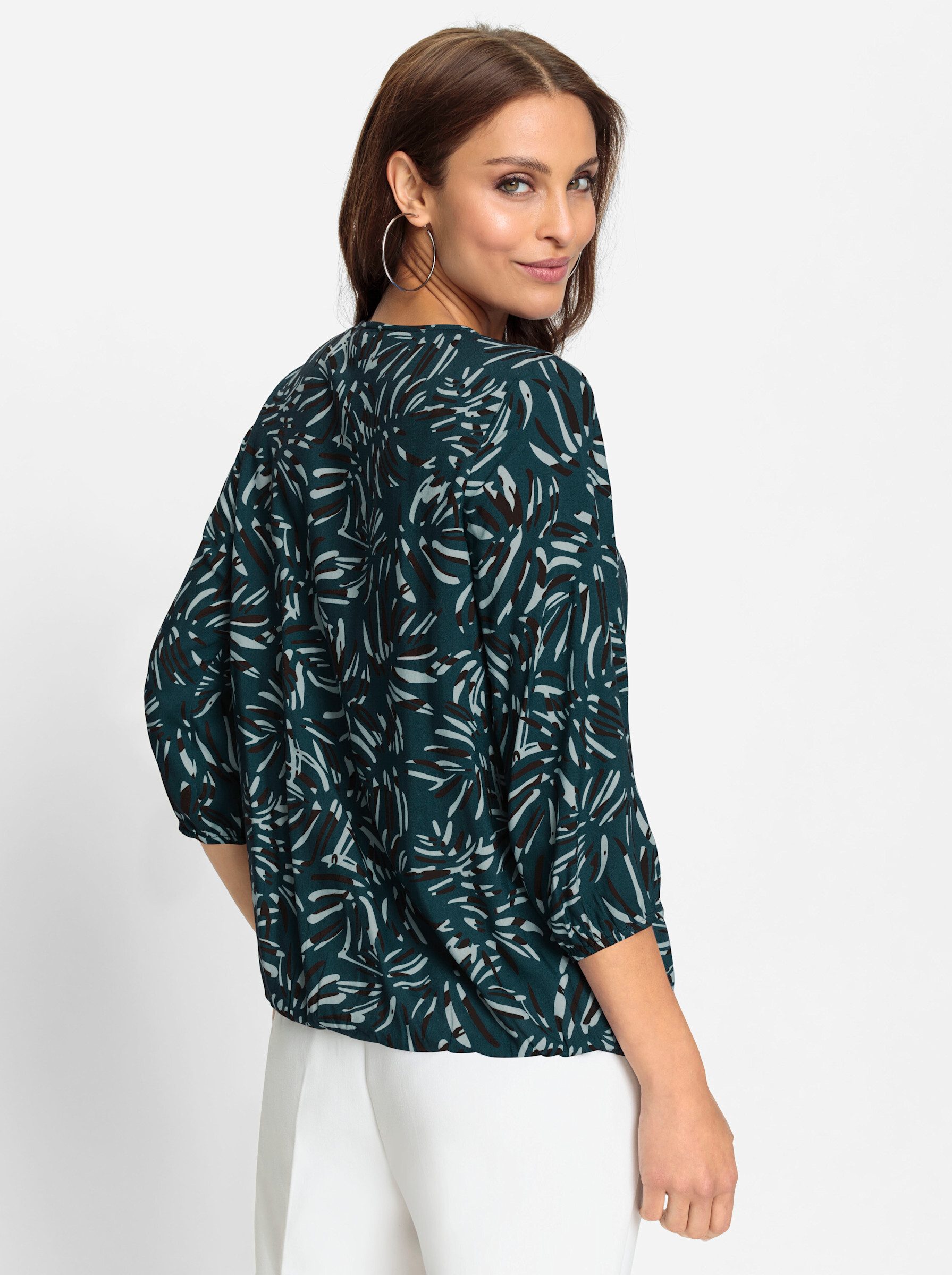 Witt Klassische Bluse Druckbluse . günstig online kaufen