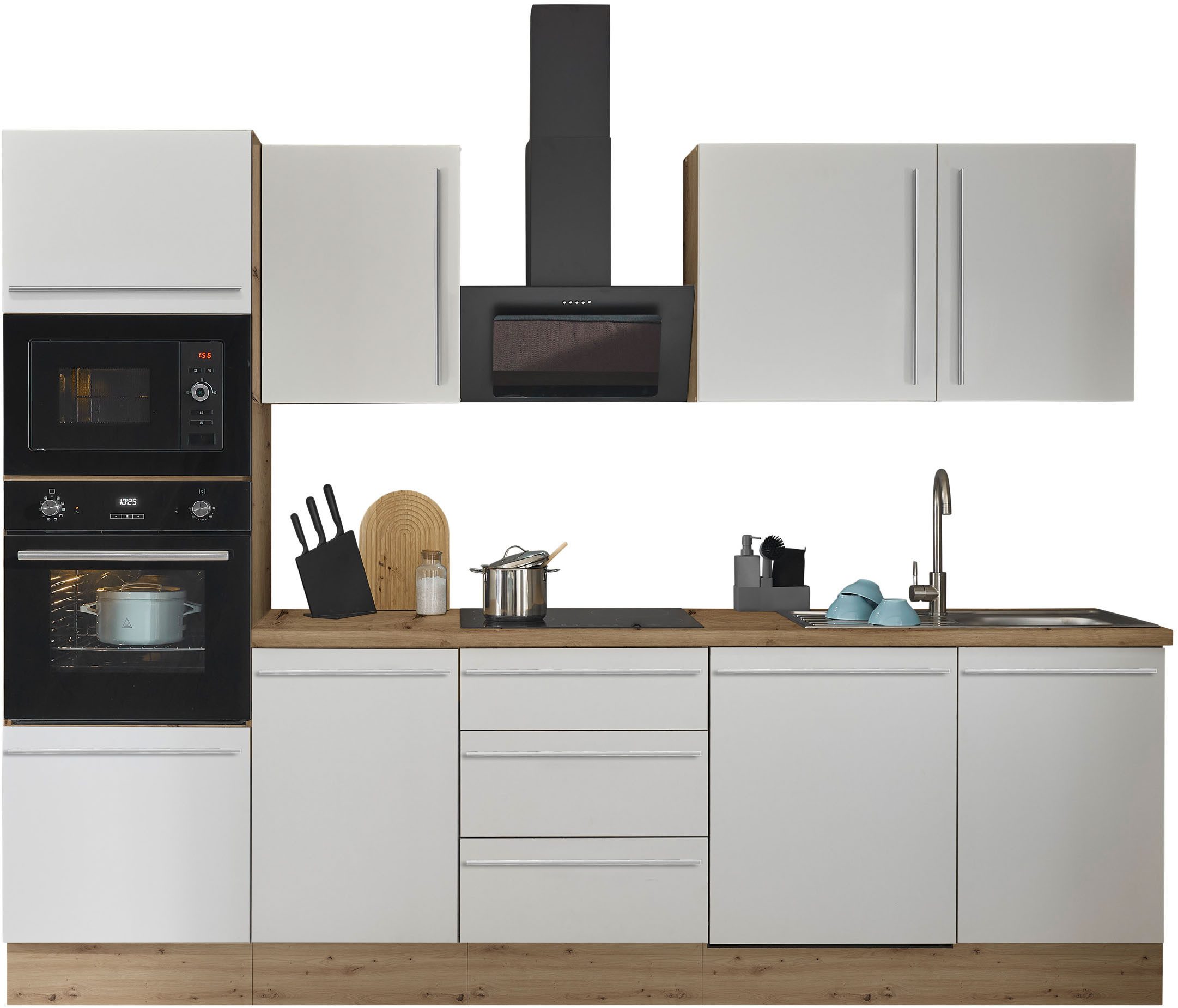 KOCHSTATION Küchenzeile Florida, Breite 280 cm, günstig online kaufen