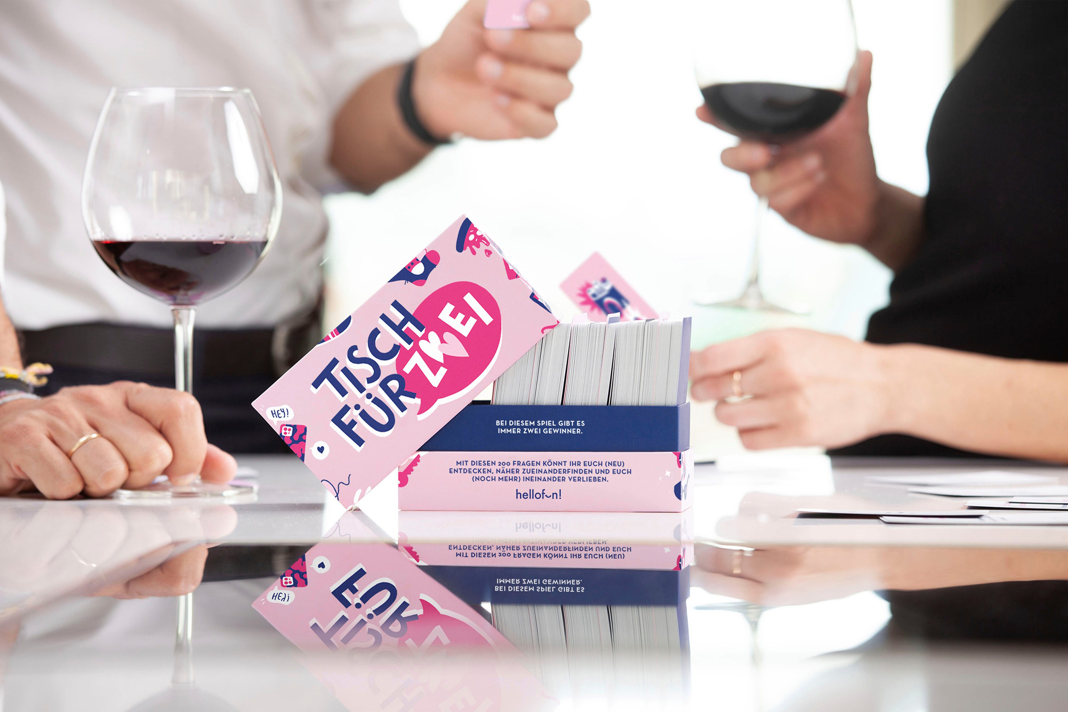 hellofun! Spiel Tisch für Zwei, Spiel für Paare