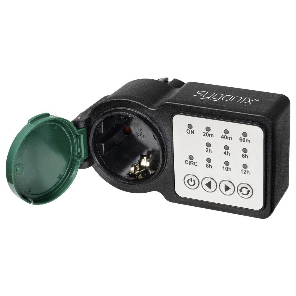 Sygonix Zeitschaltuhr Sygonix SY-6786456 Countdown Timer analog Tagesprogramm 3680 W IP44