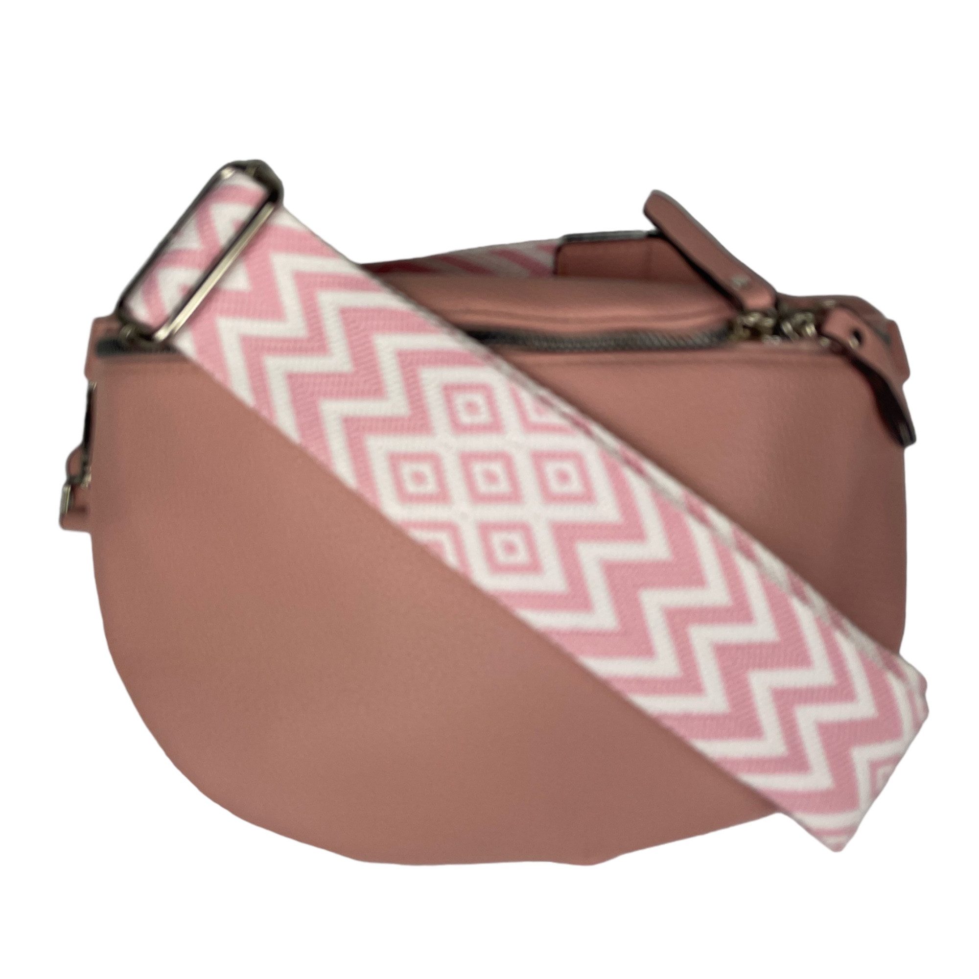 Taschen4life Umhängetasche moderne Bauchtasche Brusttasche Gürteltasche, CrossBody Bag, Bodybag Schultertasche, breiter Muster Stoffgurt/Umhängeband