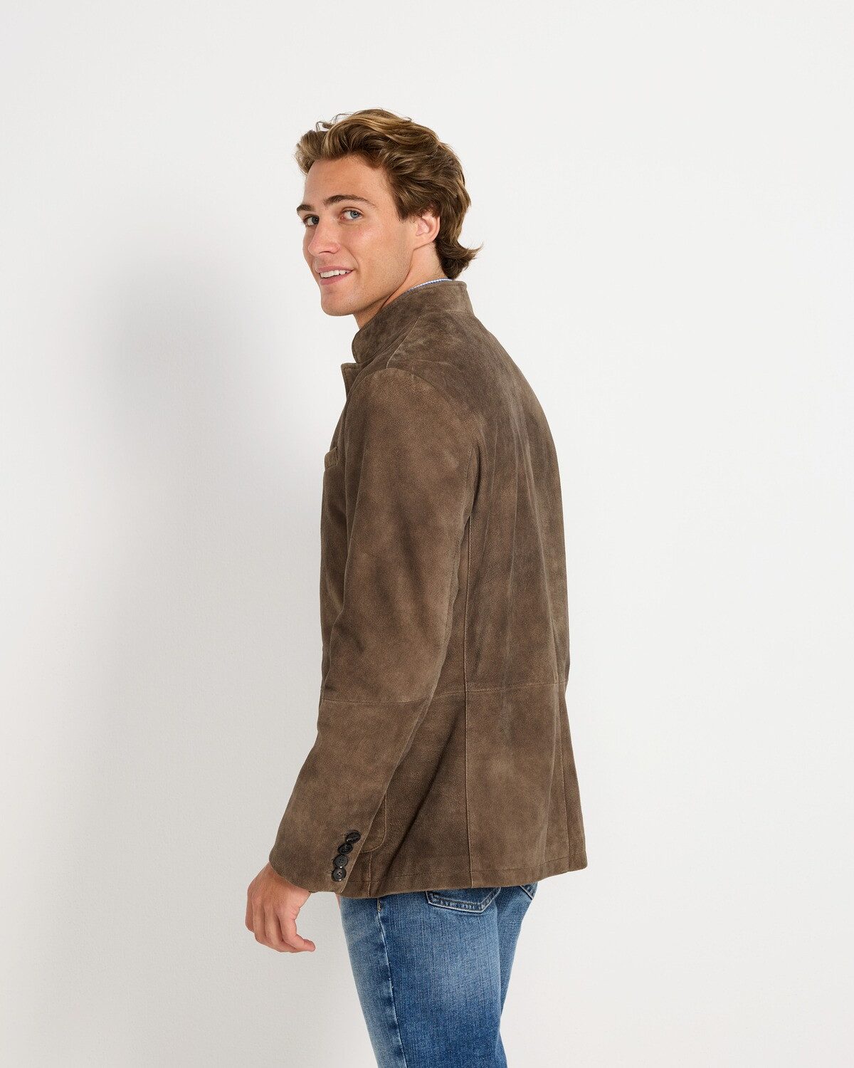 Reitmayer Lederjacke Lederjacke mit Stehkragen