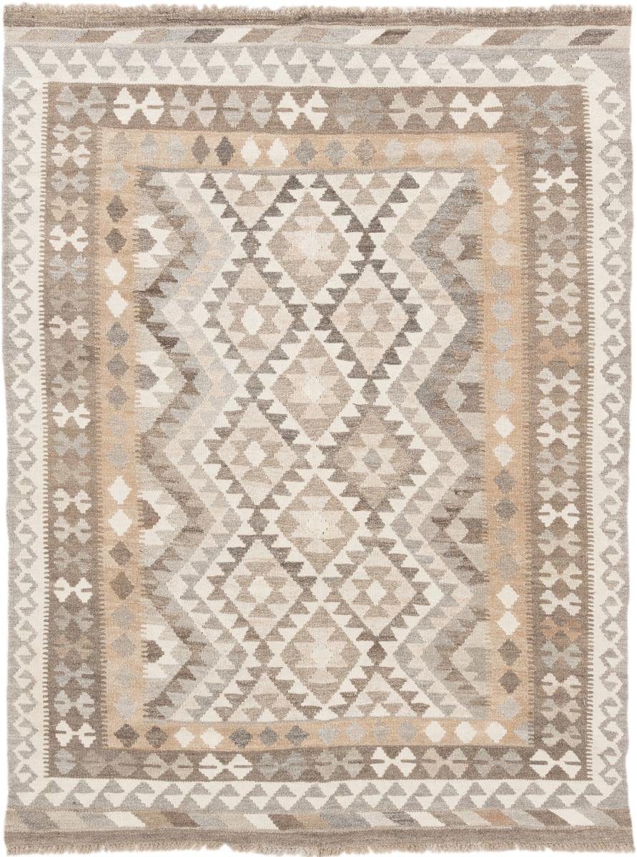 Orientteppich, mm rechteckig, 127x170 3 Handgewebter Trading, Heritage Höhe: Orientteppich Afghan Nain Moderner Kelim