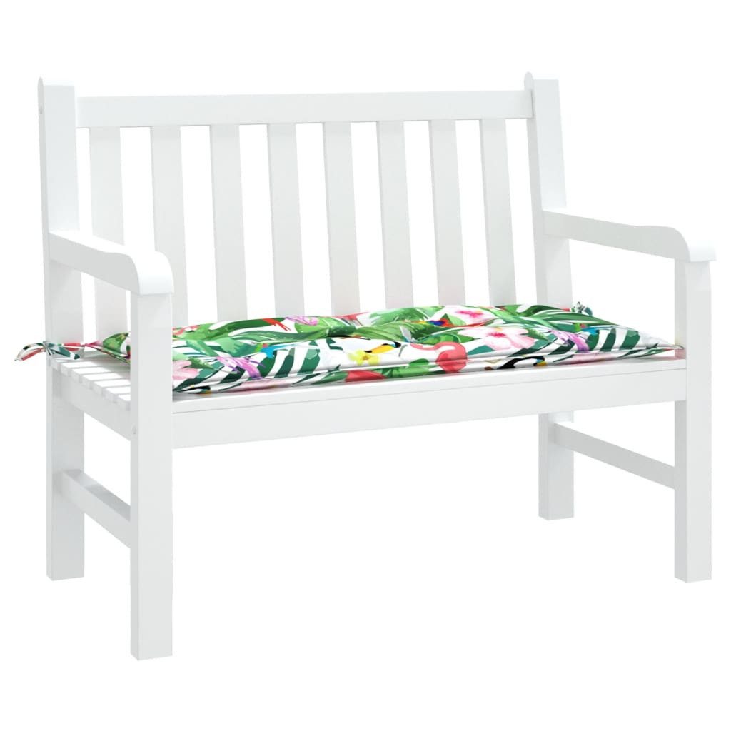 vidaXL Sitzauflage Gartenbank-Auflage Mehrfarbig 110x50x7 cm günstig online kaufen